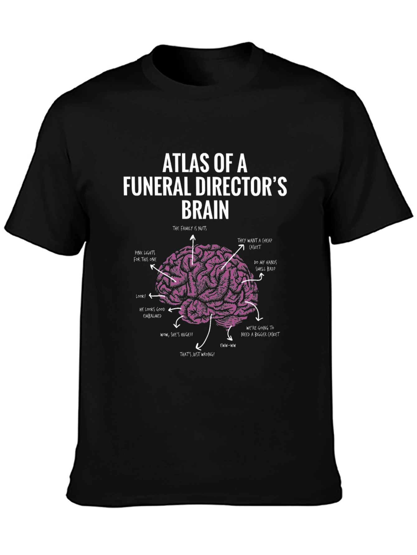 Funeral Director Brain T-Shirt