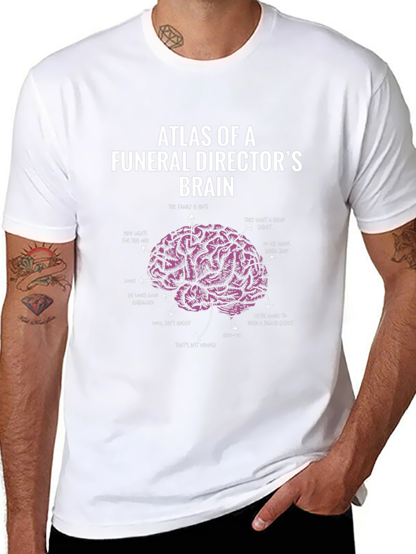 Funeral Director Brain T-Shirt