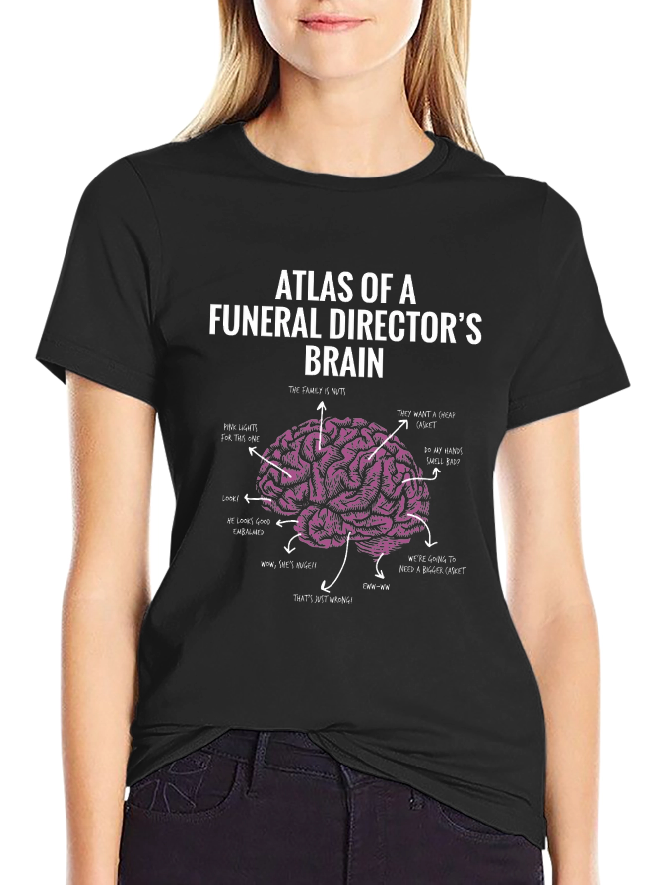 Funeral Director Brain T-Shirt