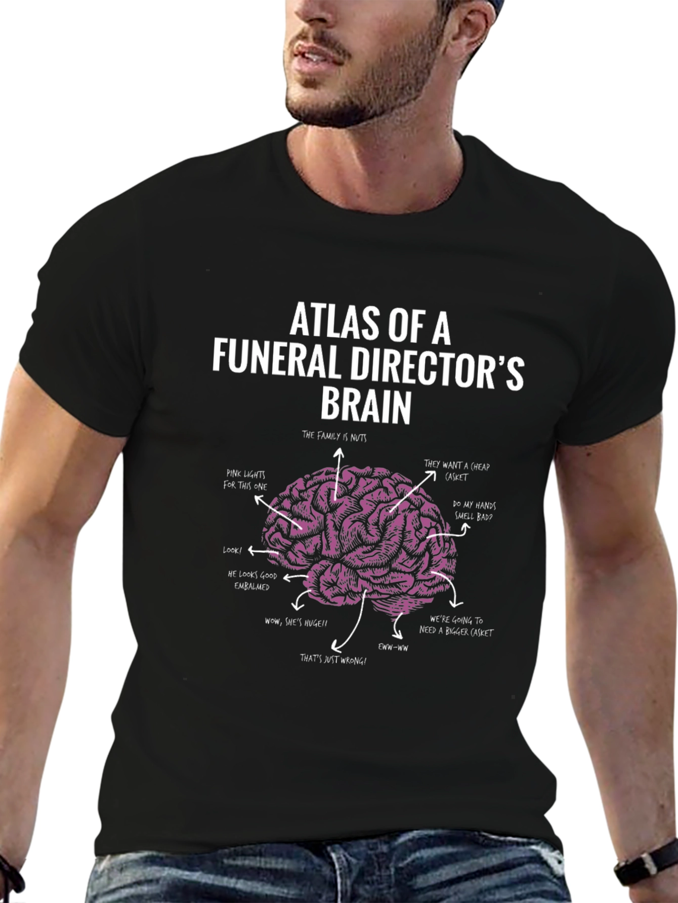 Funeral Director Brain T-Shirt