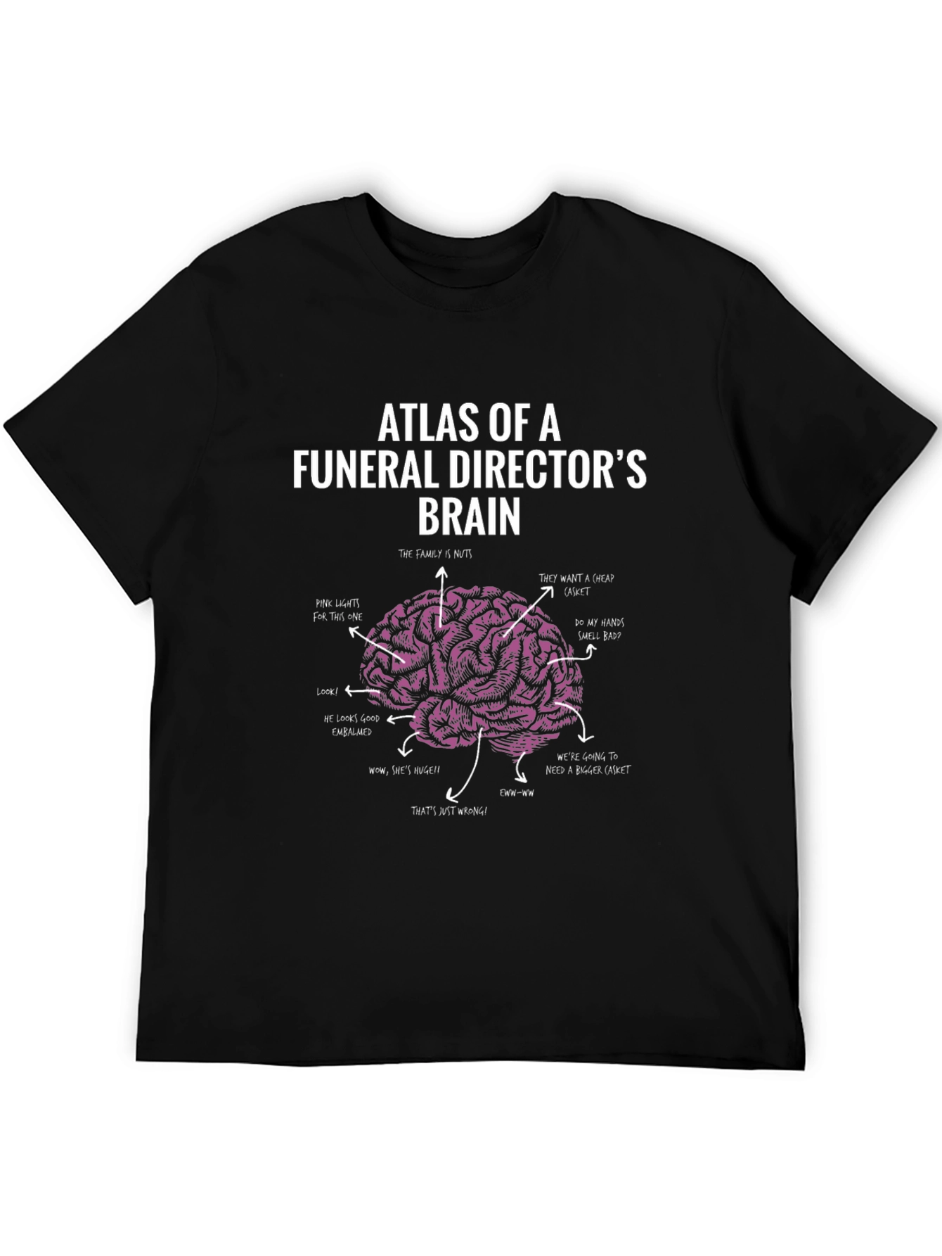 Funeral Director Brain T-Shirt