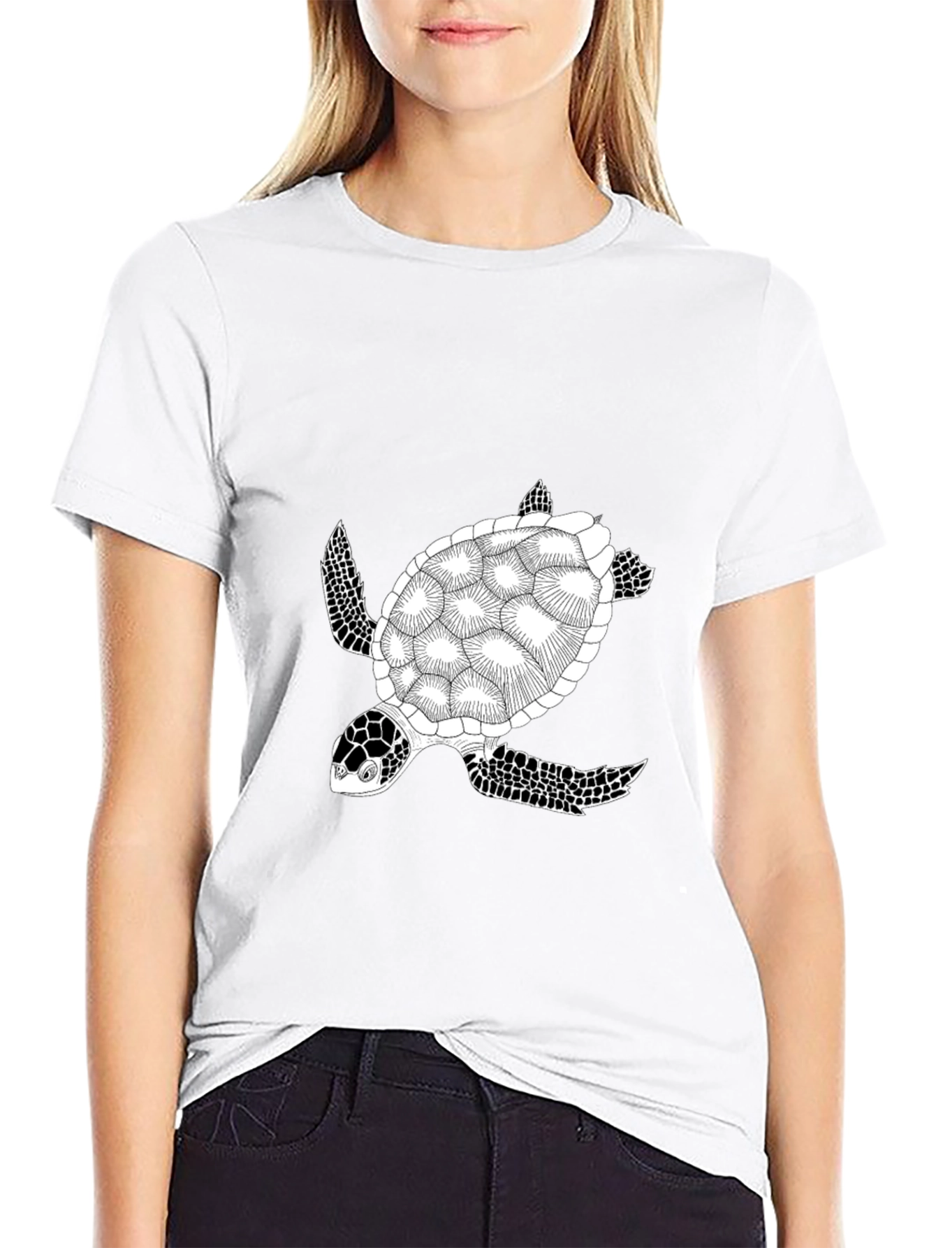 Black Turtle Graphic Tee