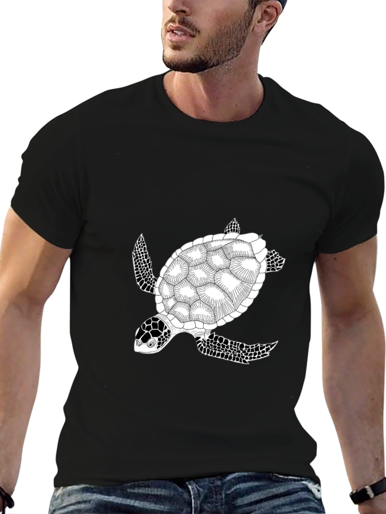 Black Turtle Graphic Tee