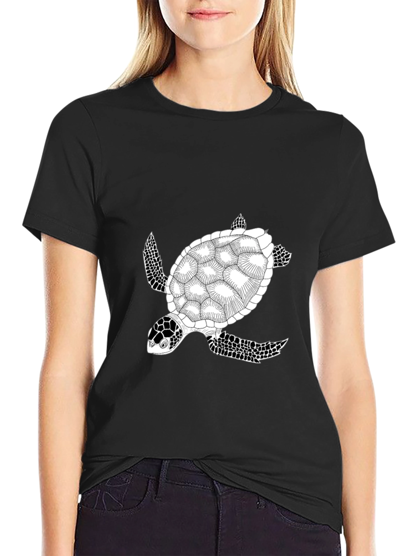 Black Turtle Graphic Tee