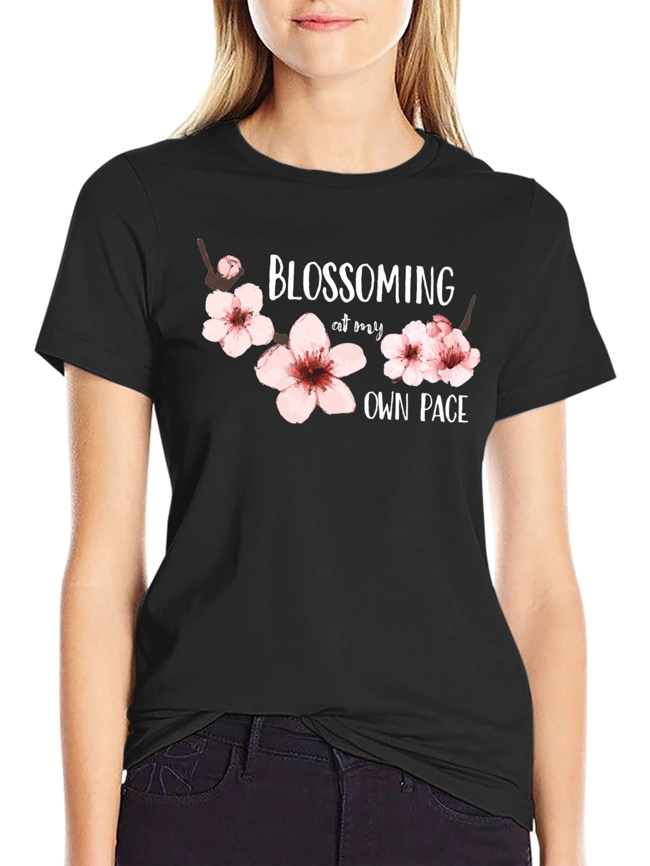 Blossoming At My Own Pace Graphic Tee