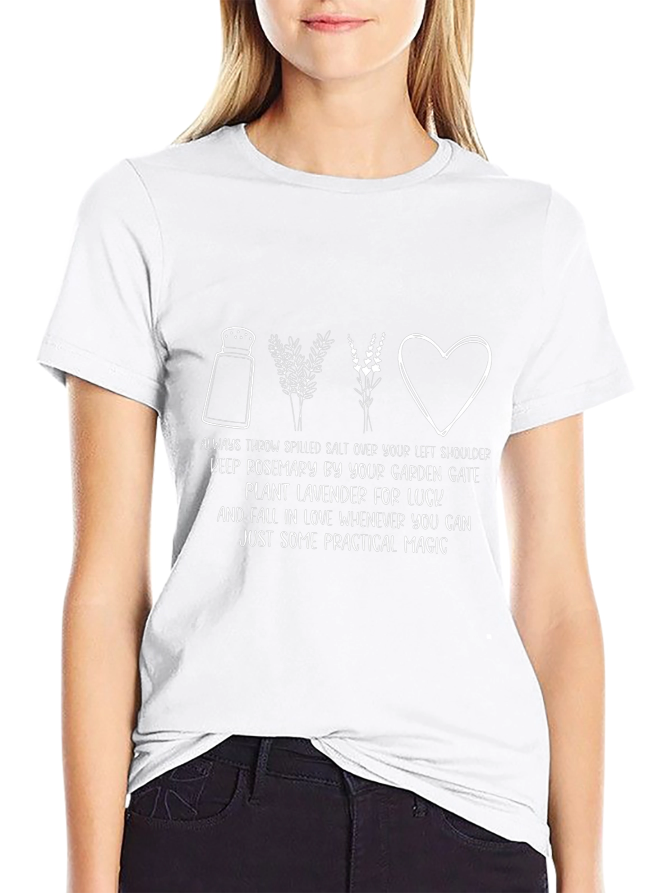 Practical Magic T-Shirt - Salt Rosemary Lavender Love