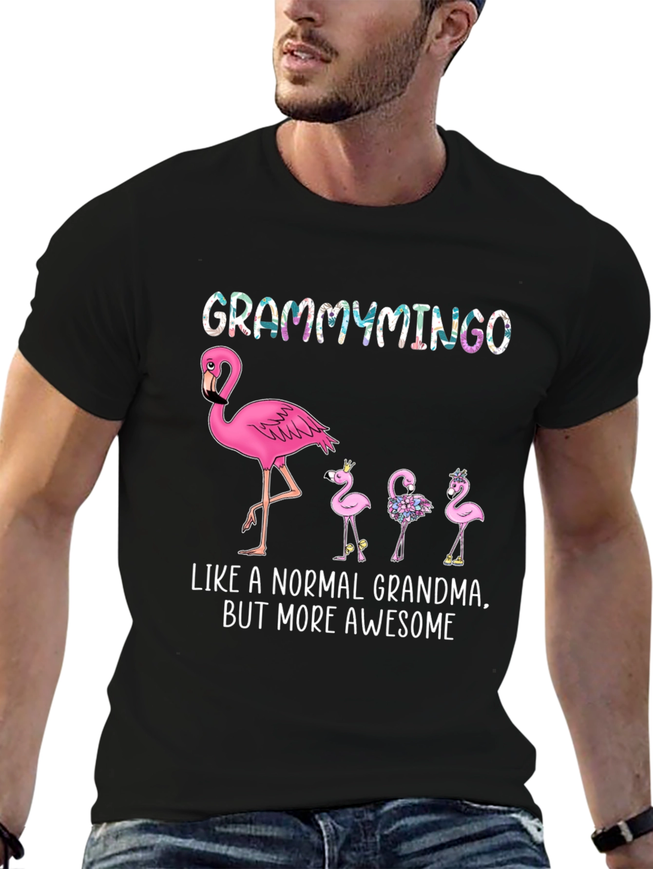 Grammymingo Flamingo Grandma T-Shirt