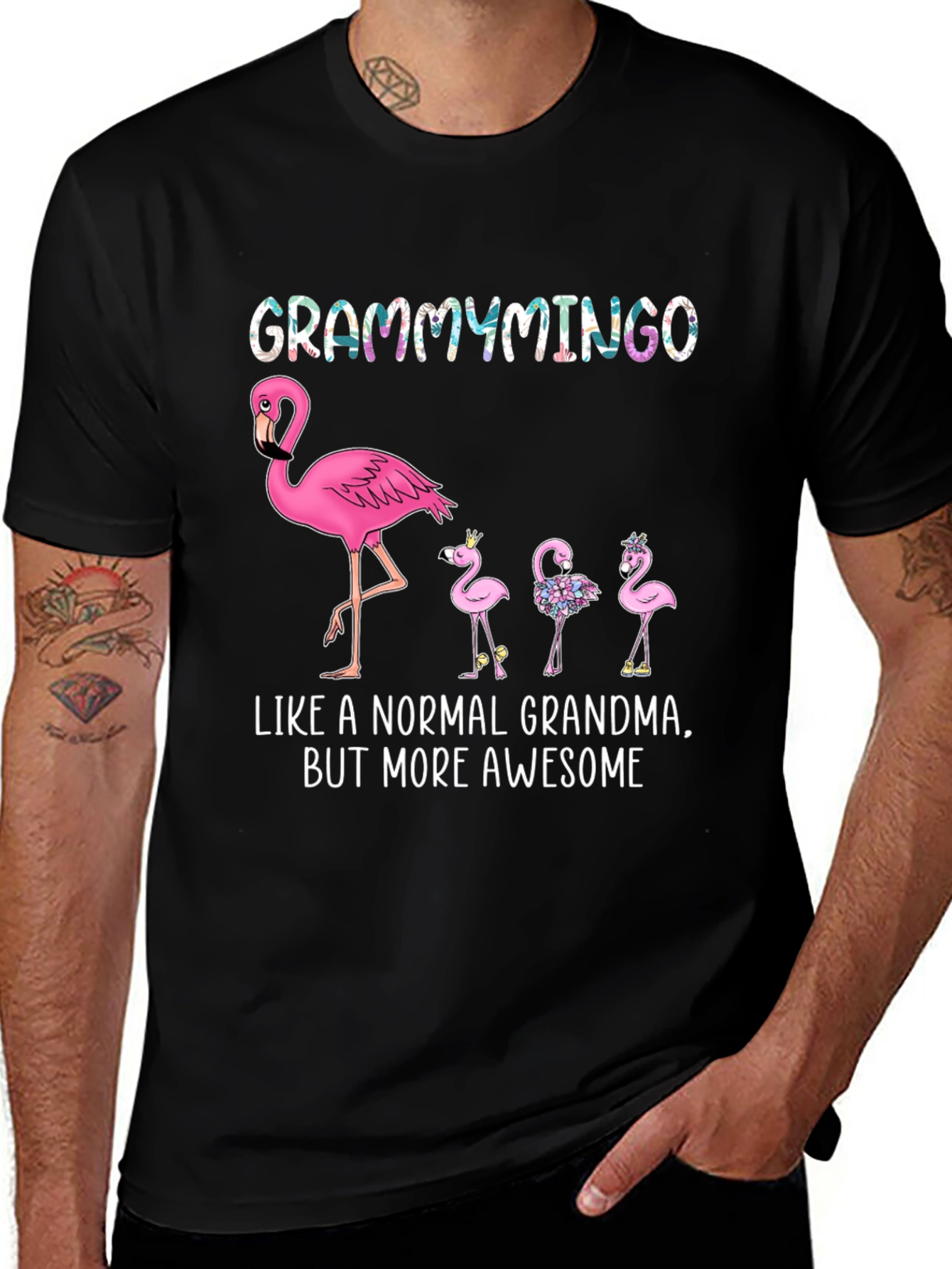 Grammymingo Flamingo Grandma T-Shirt