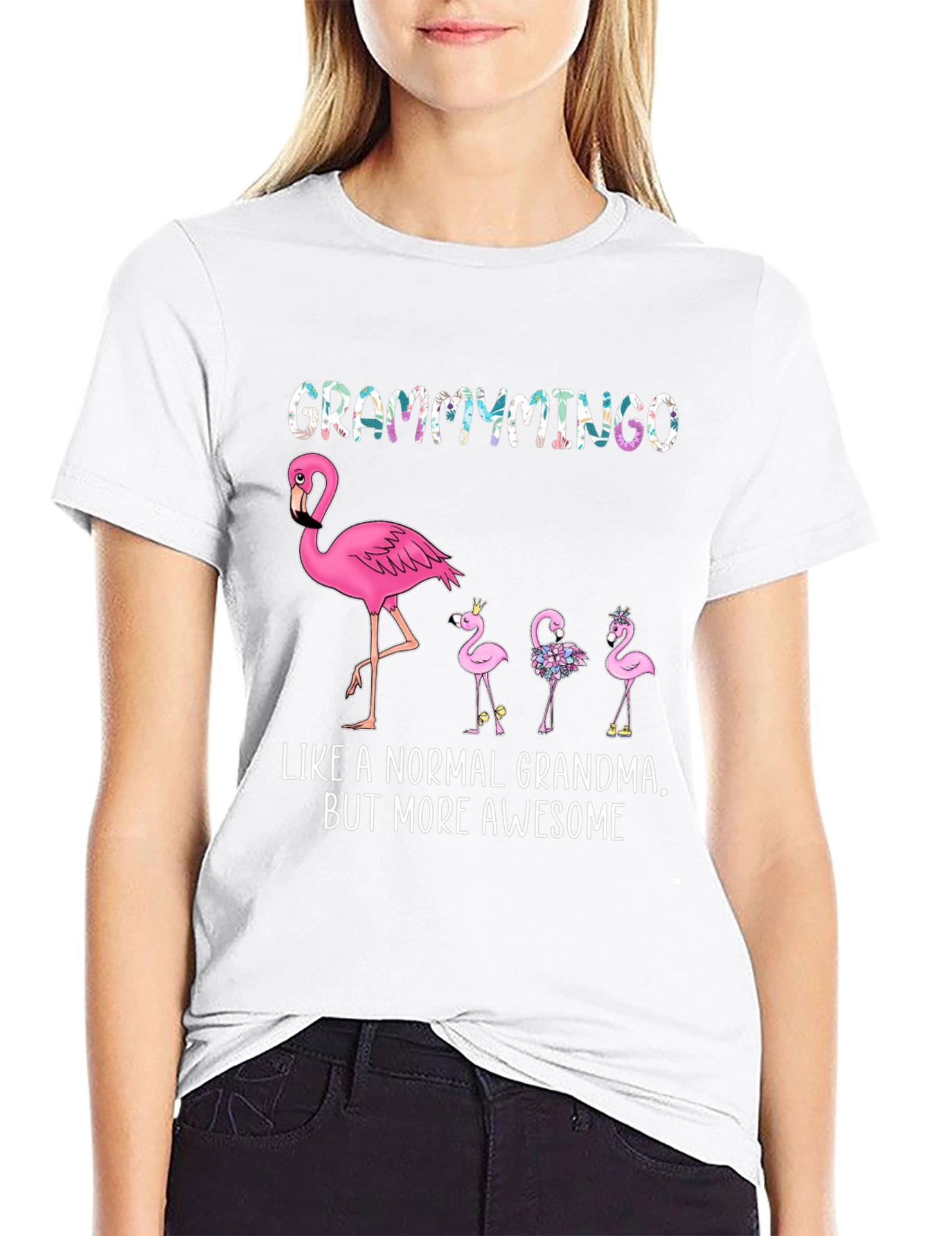 Grammymingo Flamingo Grandma T-Shirt