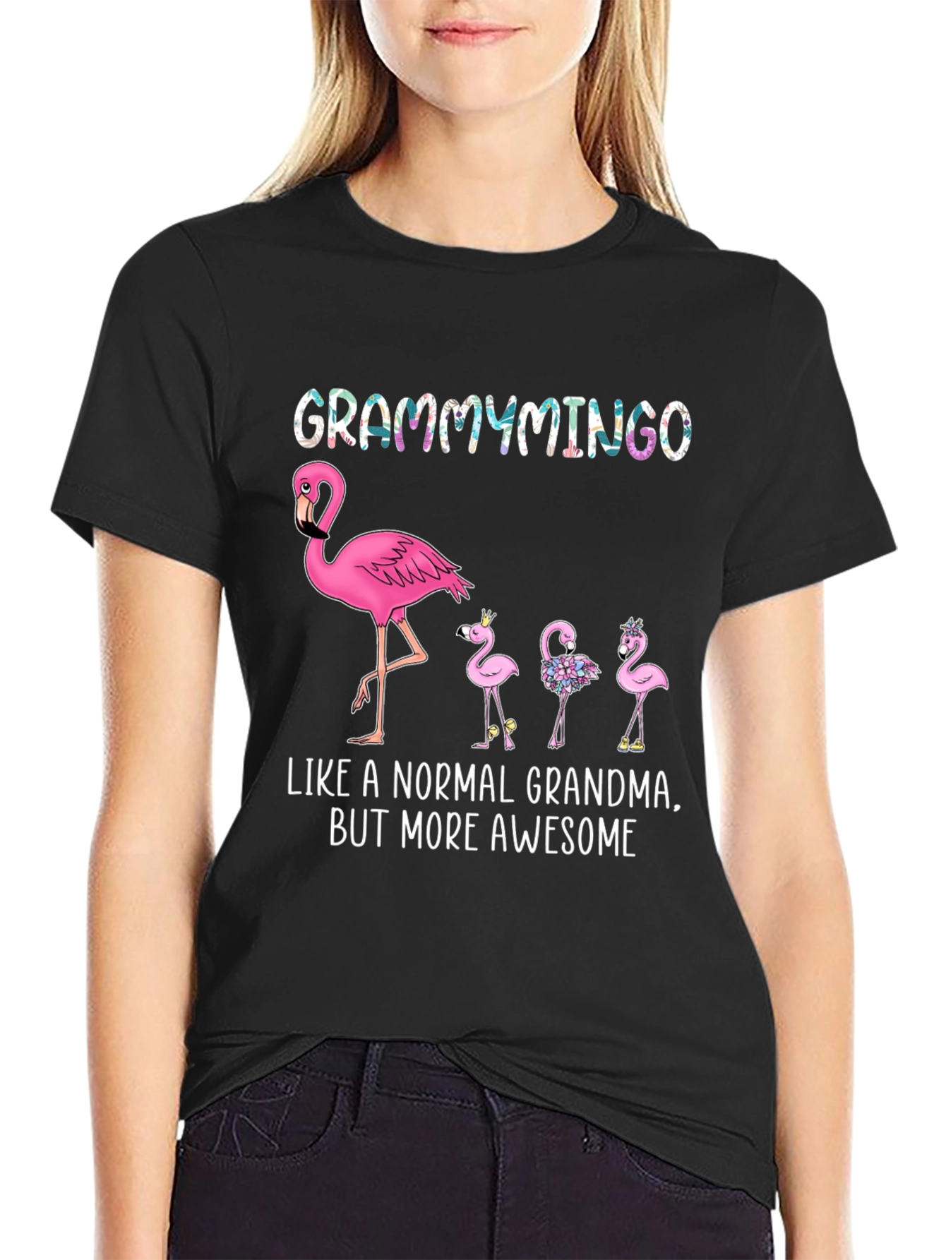 Grammymingo Flamingo Grandma T-Shirt