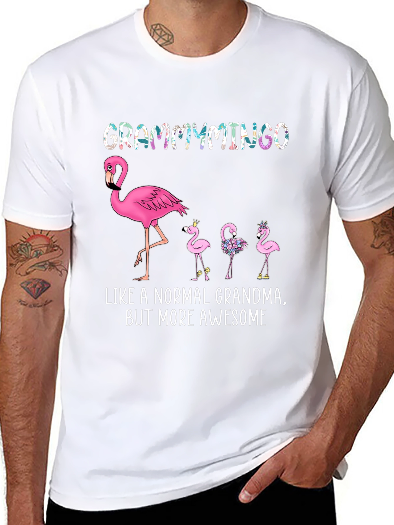 Grammymingo Flamingo Grandma T-Shirt