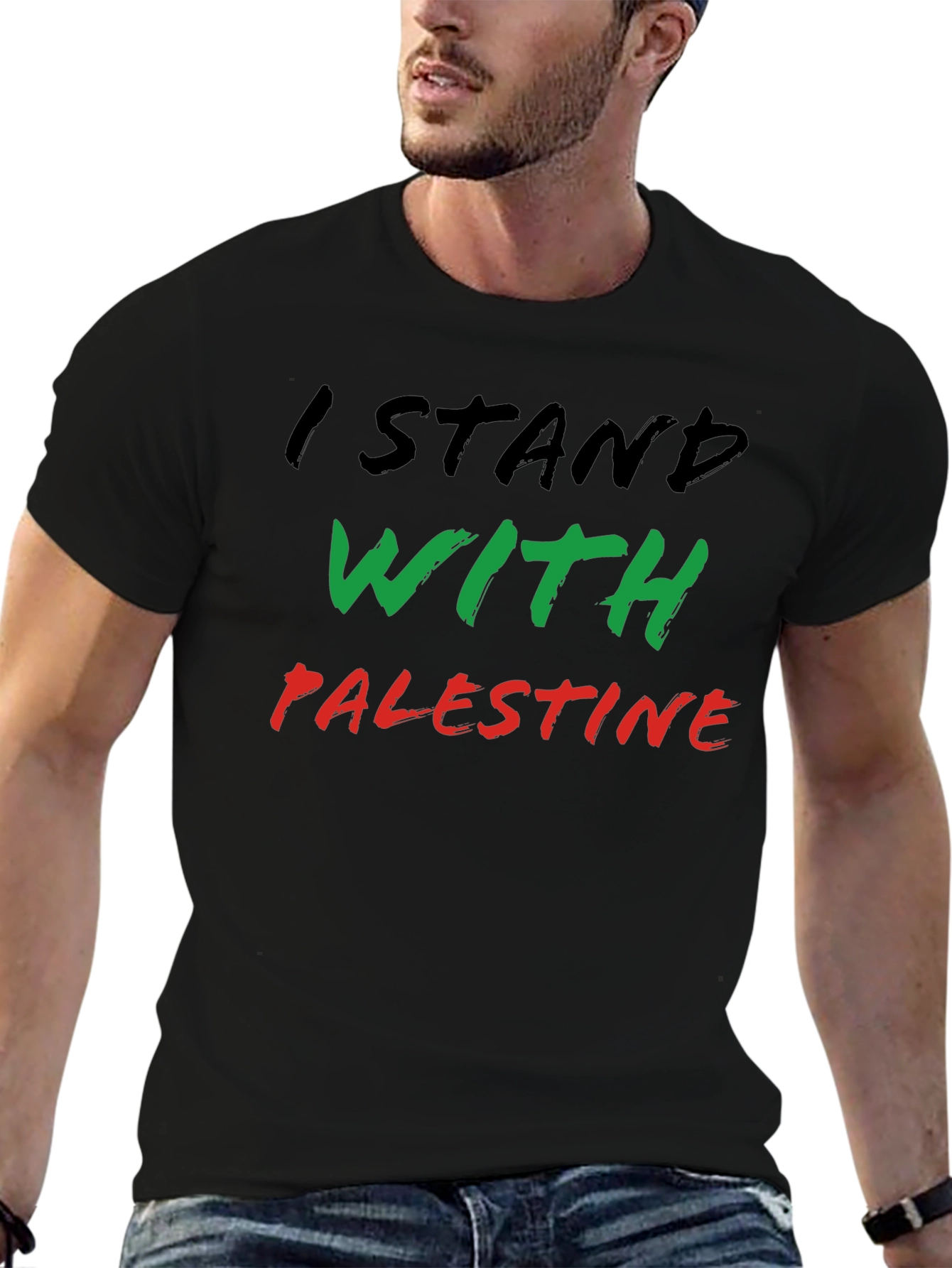 I Stand With Palestine Graphic T-Shirt