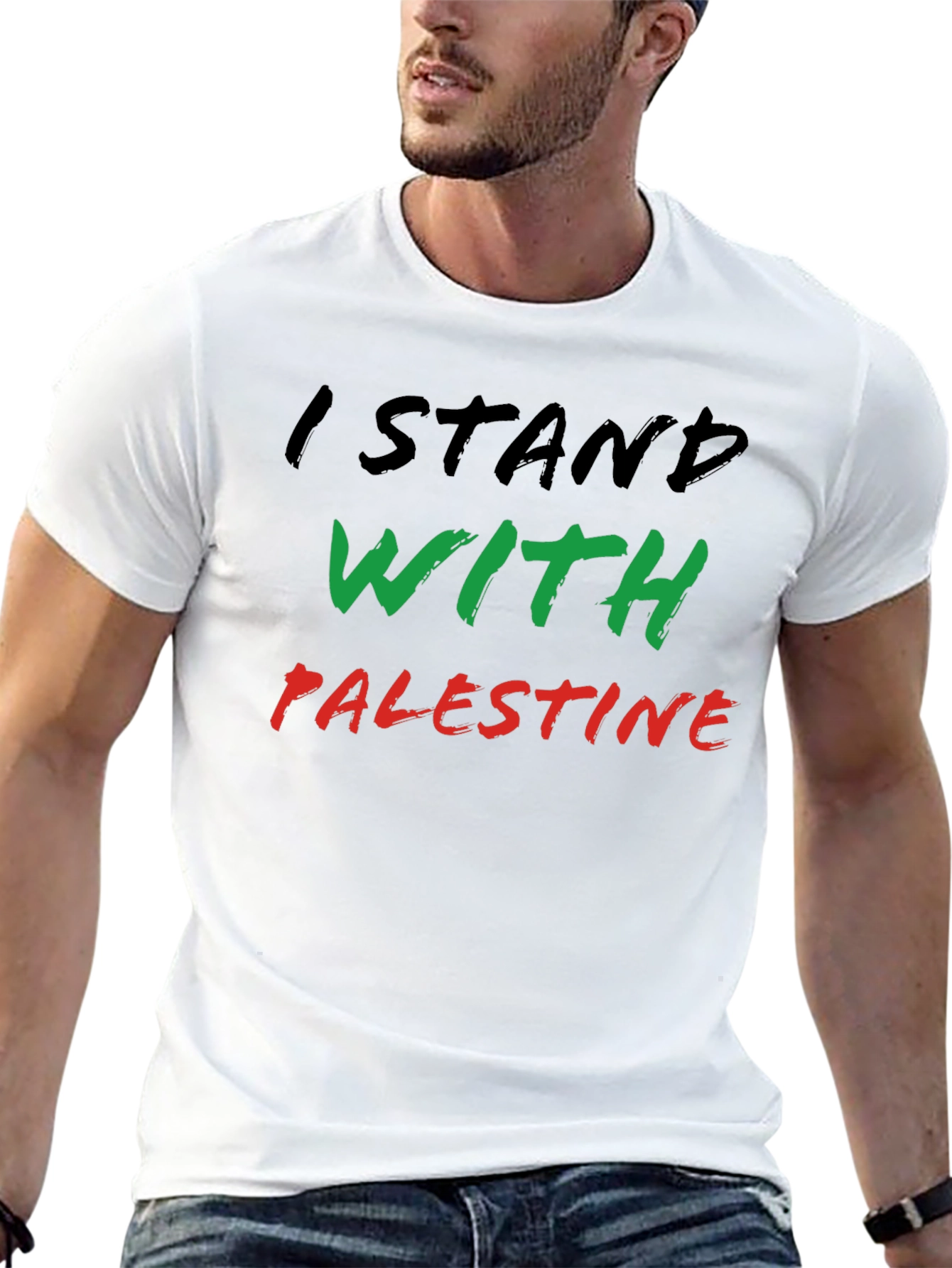 I Stand With Palestine Graphic T-Shirt