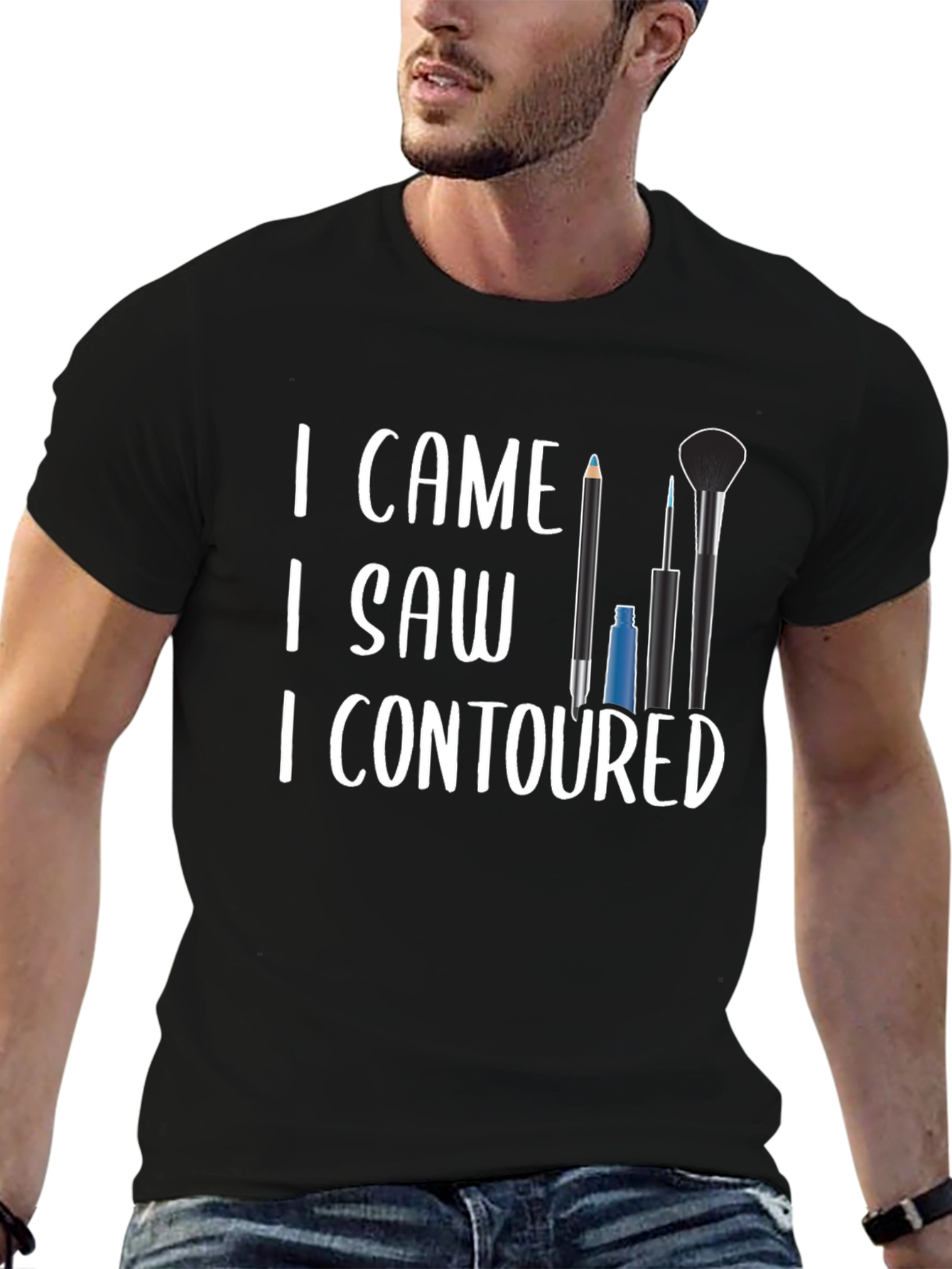 I Came I Saw I Contoured Graphic Tee