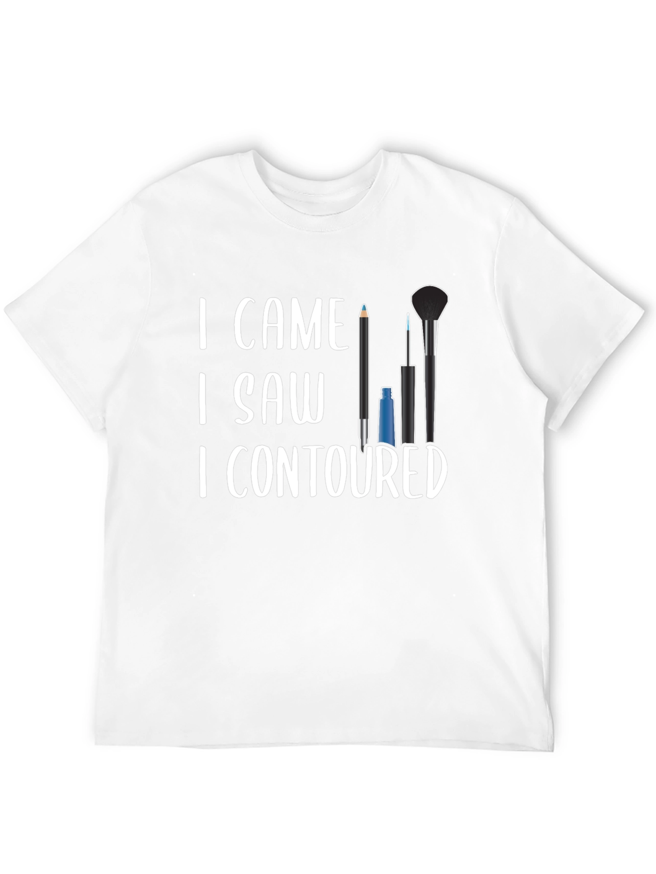 I Came I Saw I Contoured Graphic Tee