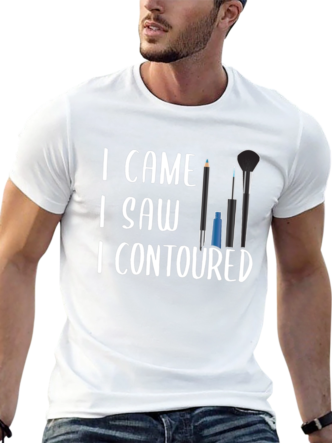 I Came I Saw I Contoured Graphic Tee