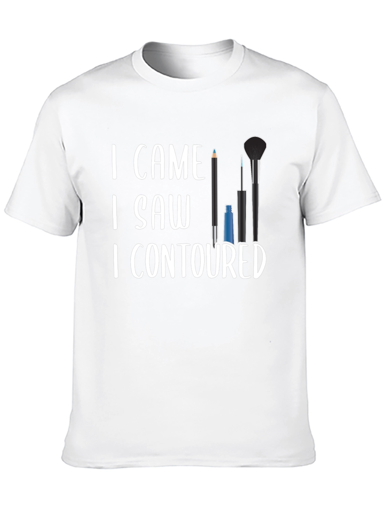 I Came I Saw I Contoured Graphic Tee