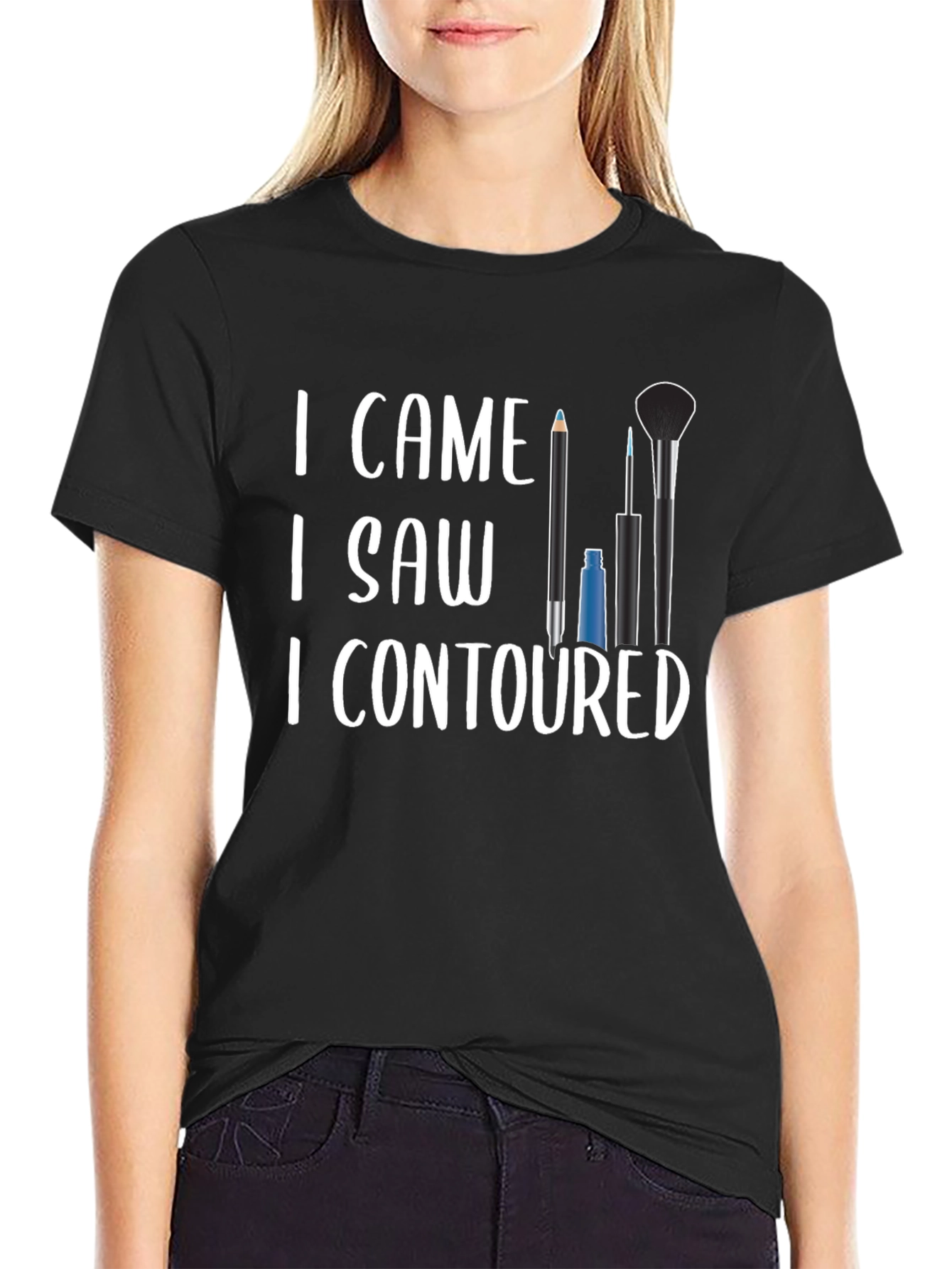 I Came I Saw I Contoured Graphic Tee