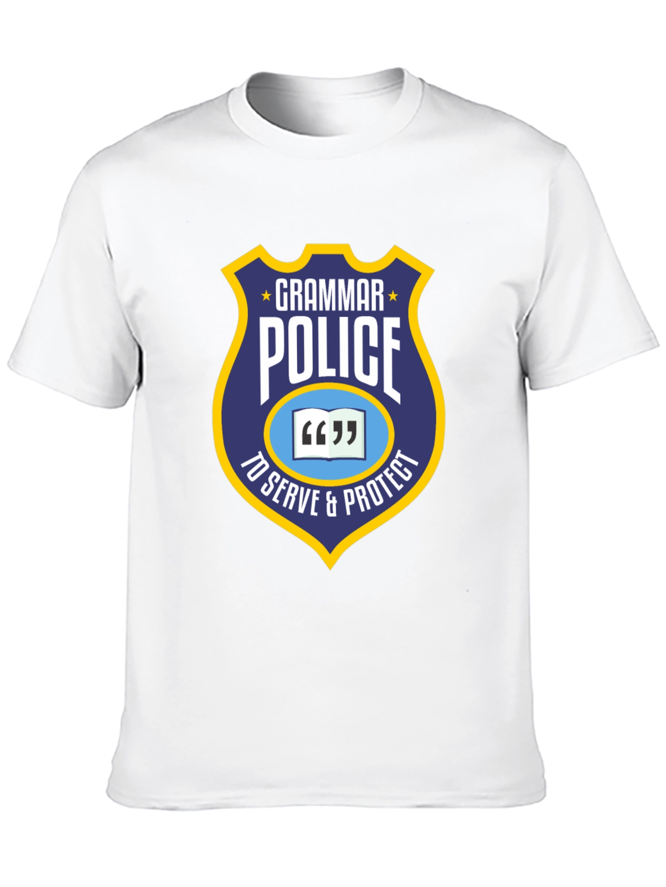 Grammar Police T-Shirt - To Serve & Protect
