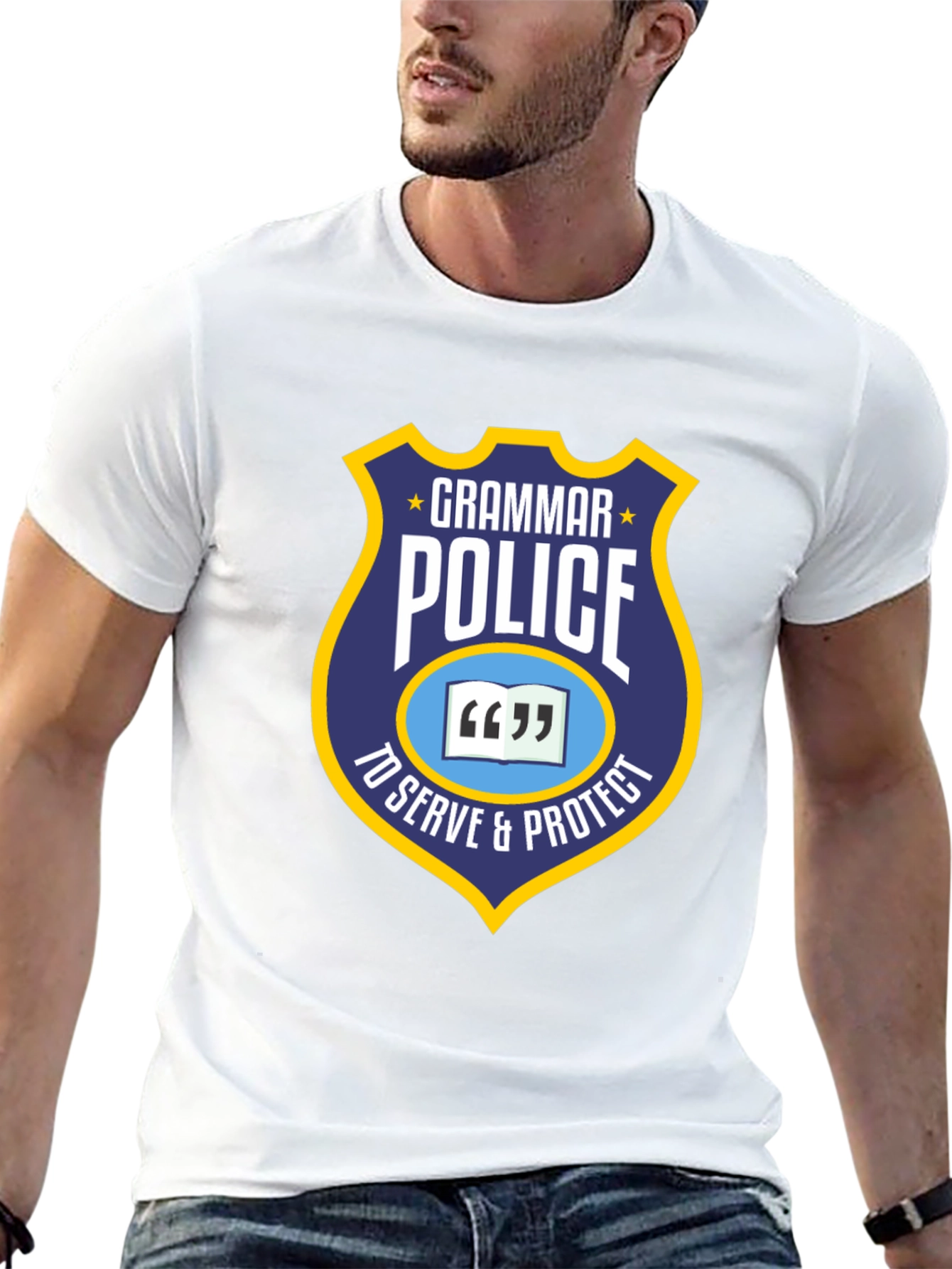 Grammar Police T-Shirt - To Serve & Protect