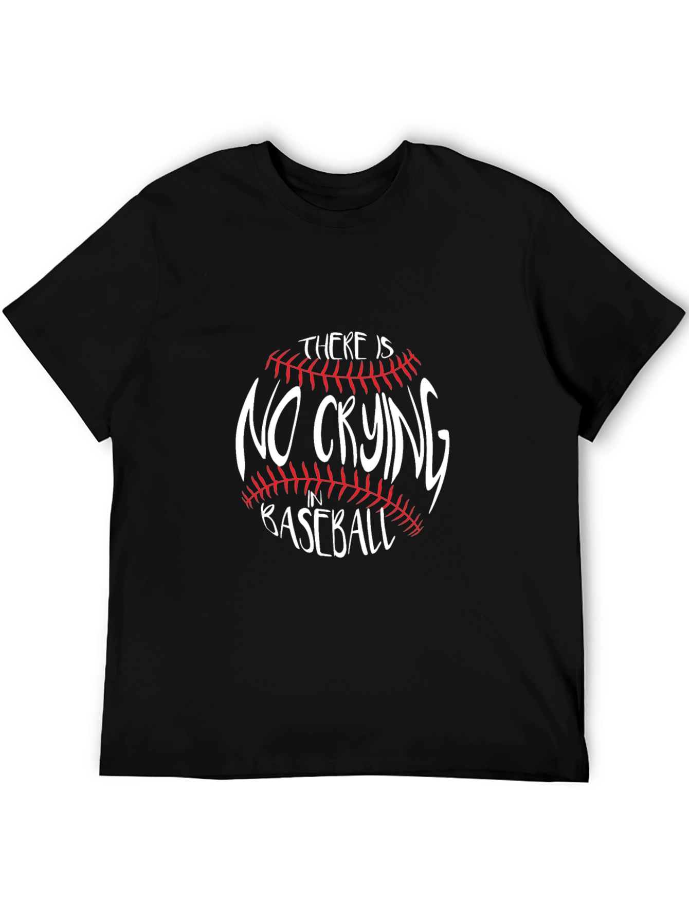 No Crying in Baseball Graphic T-Shirt