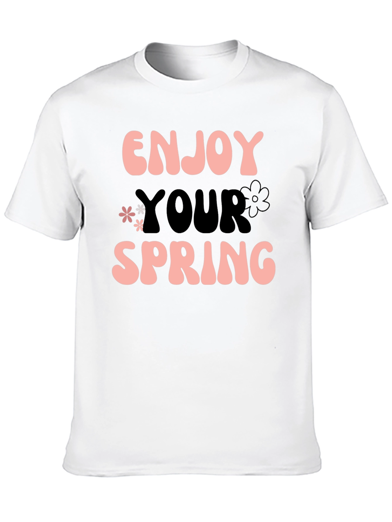 Enjoy Your Spring Graphic Tee - Black