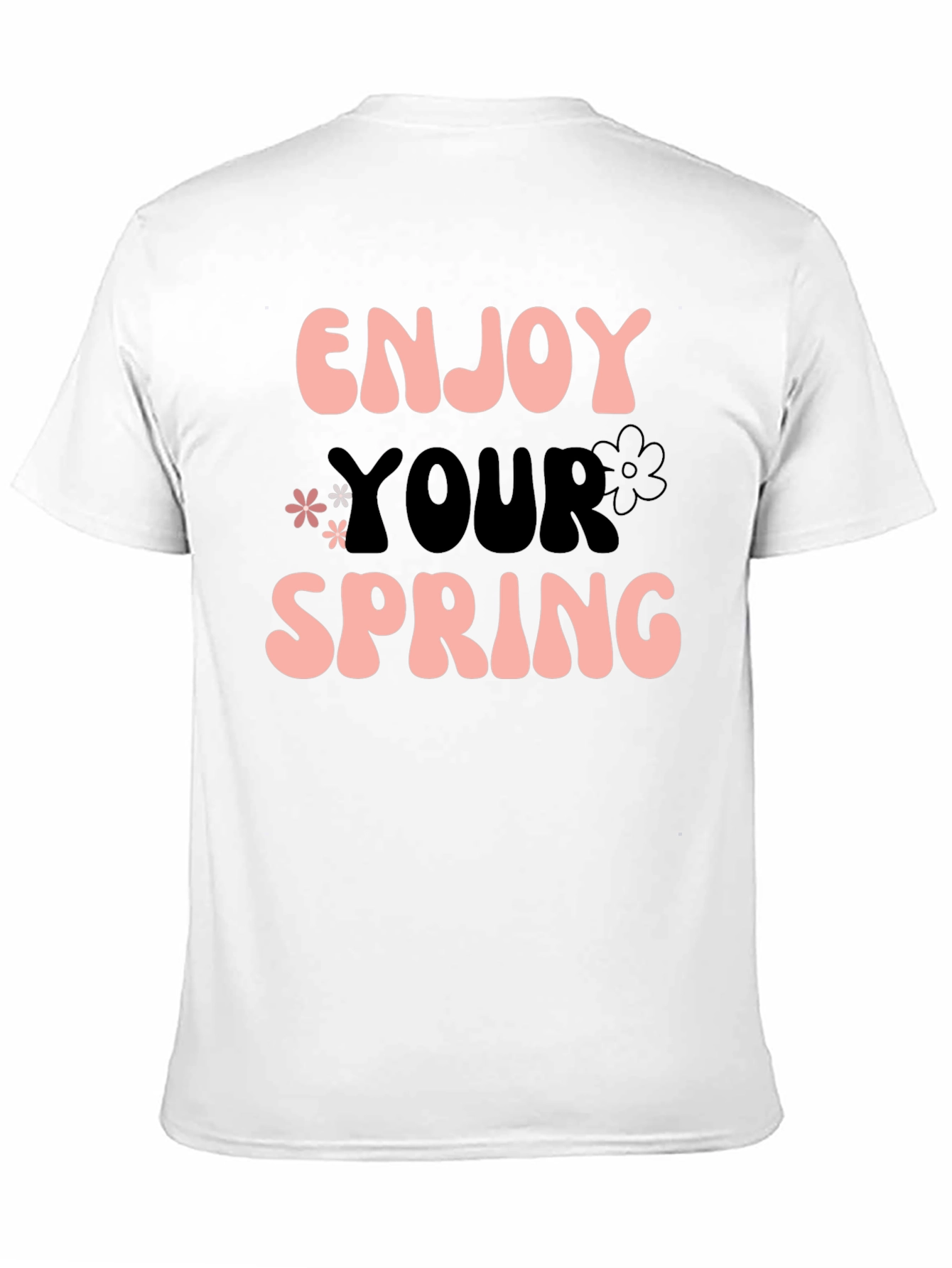 Enjoy Your Spring Graphic Tee - Black