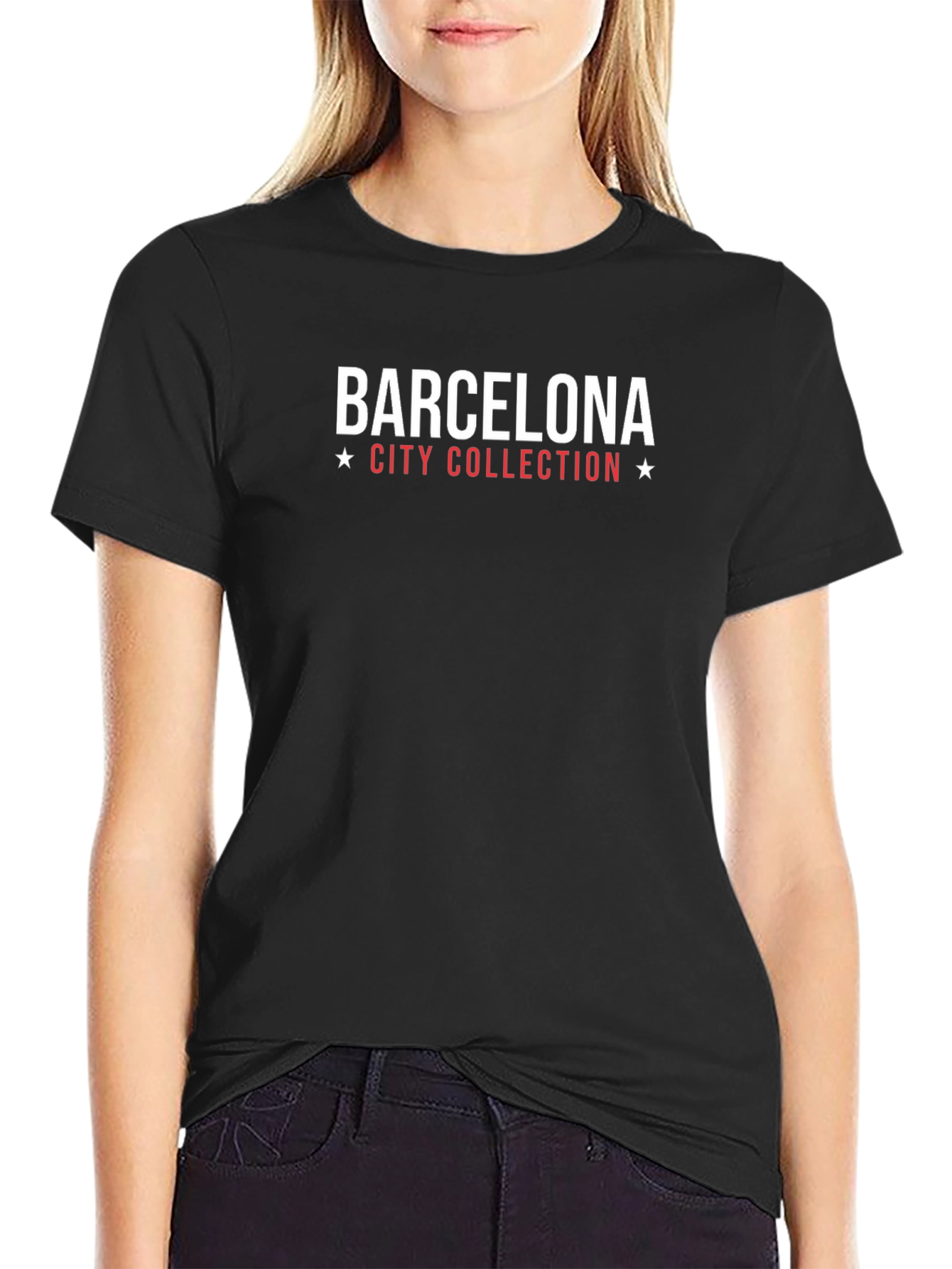 Barcelona City Collection Black T-Shirt