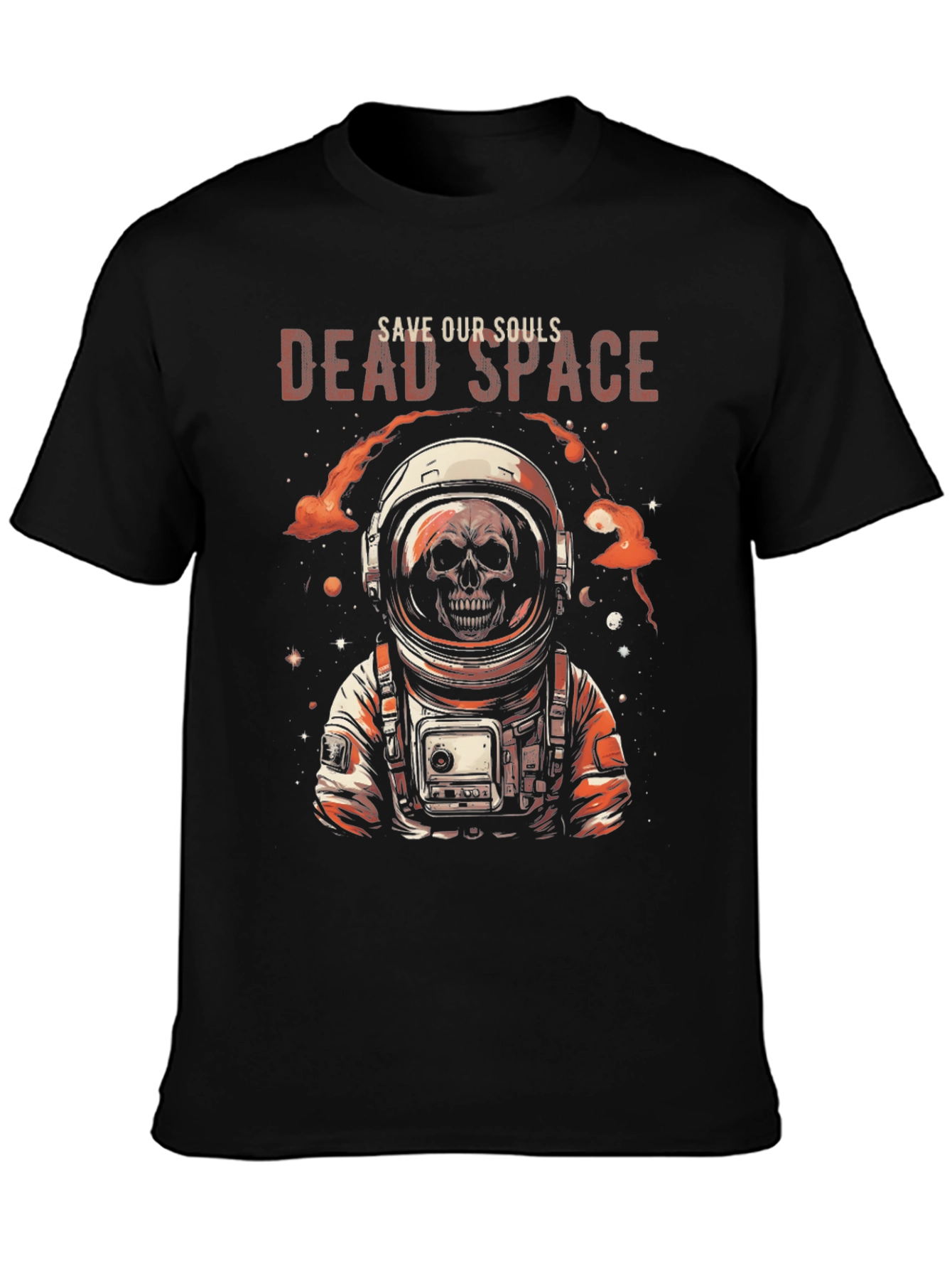 Dead Space Astronaut Skull T-Shirt