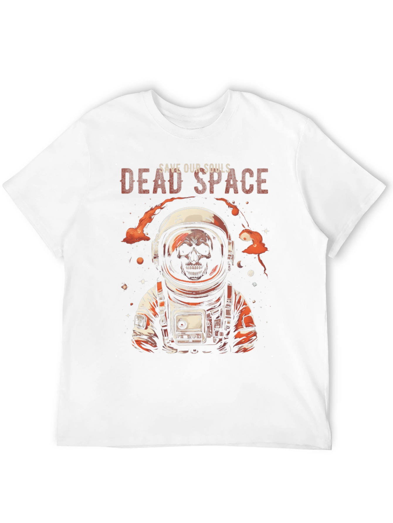 Dead Space Astronaut Skull T-Shirt