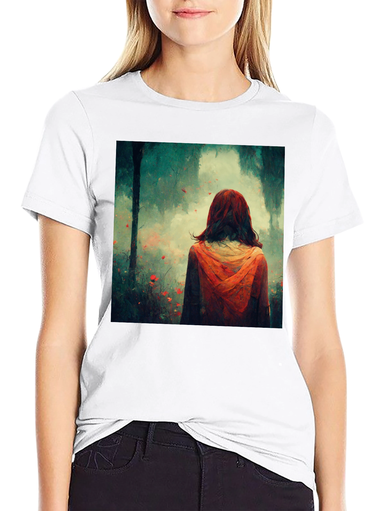 Artistic Forest Wanderer Graphic Tee