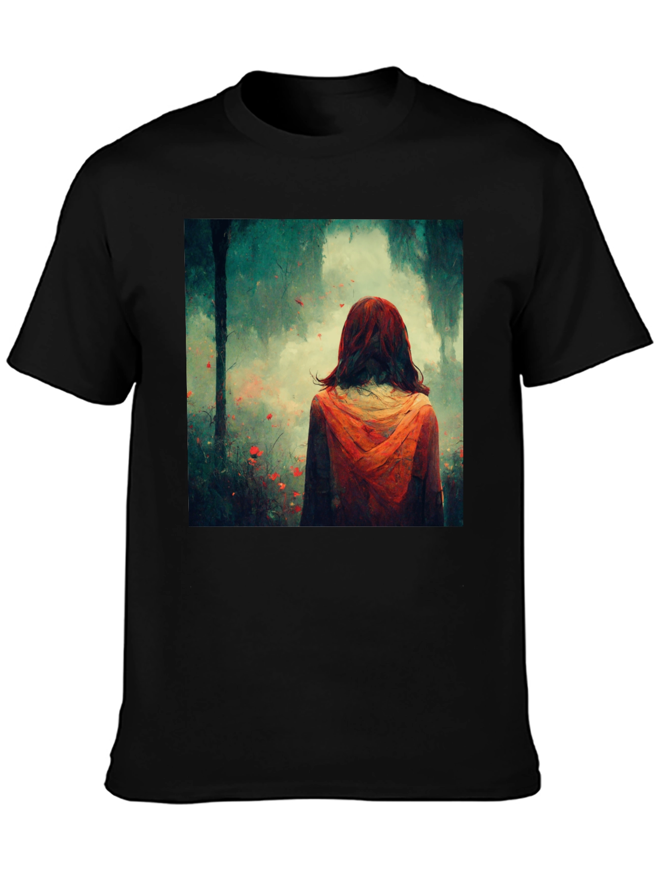 Artistic Forest Wanderer Graphic Tee