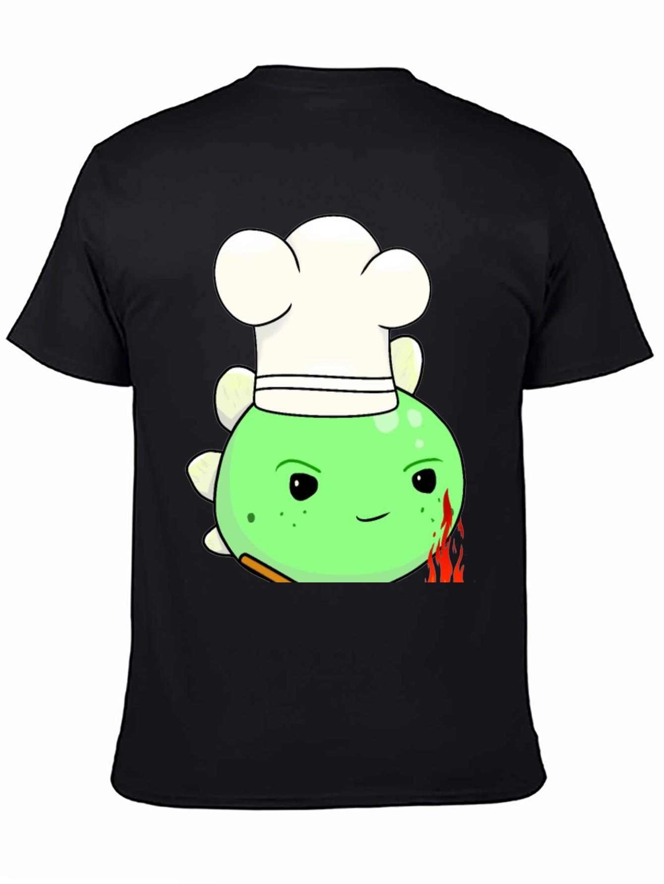 Chef Dino T-Shirt - Funny Cartoon Tee