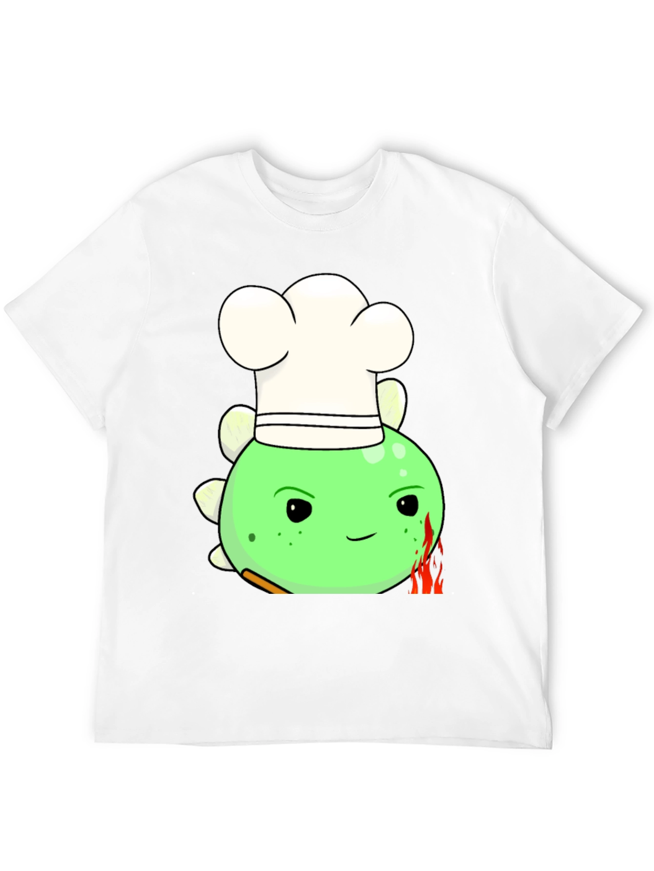 Chef Dino T-Shirt - Funny Cartoon Tee