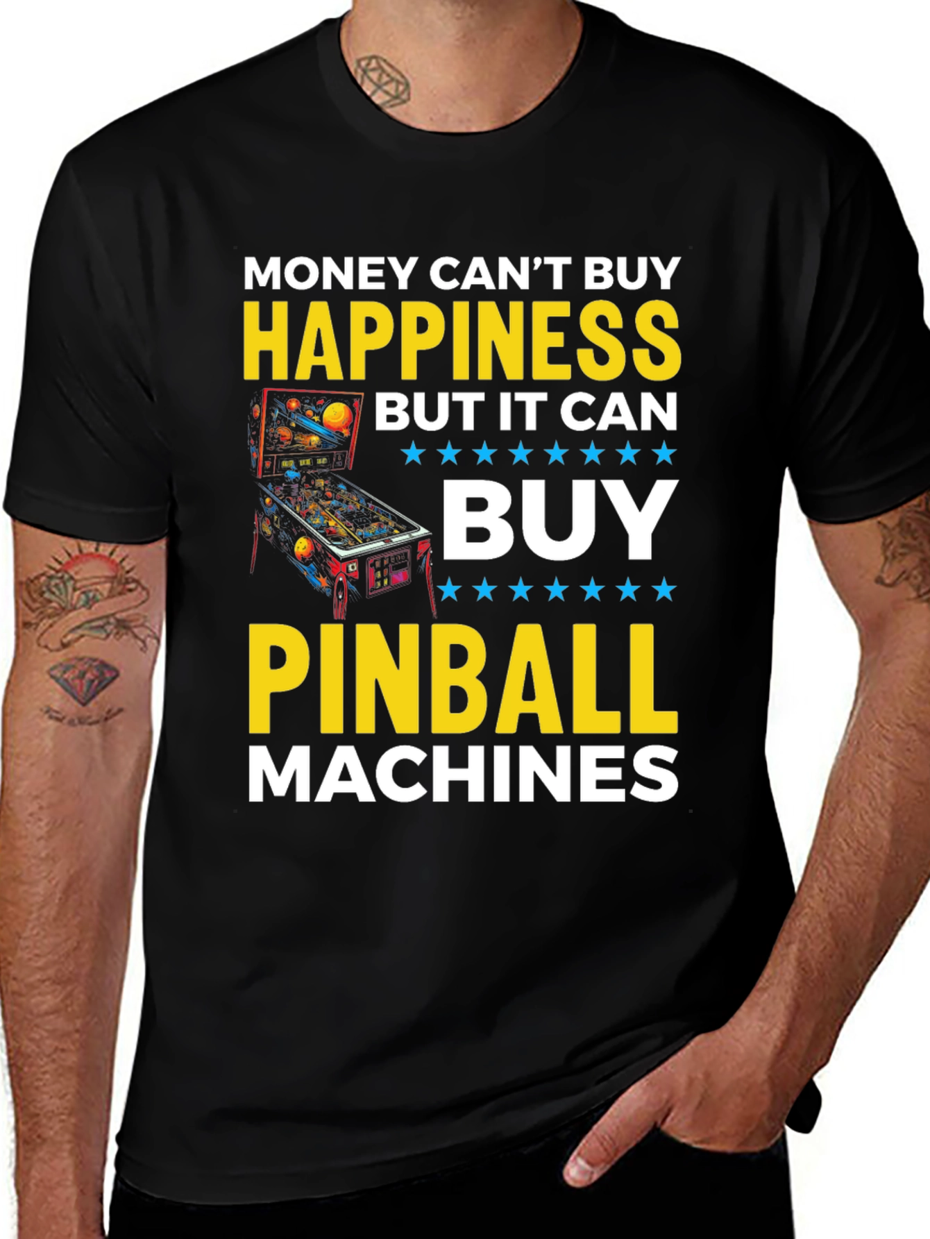 Funny Pinball Machine Lover T-Shirt