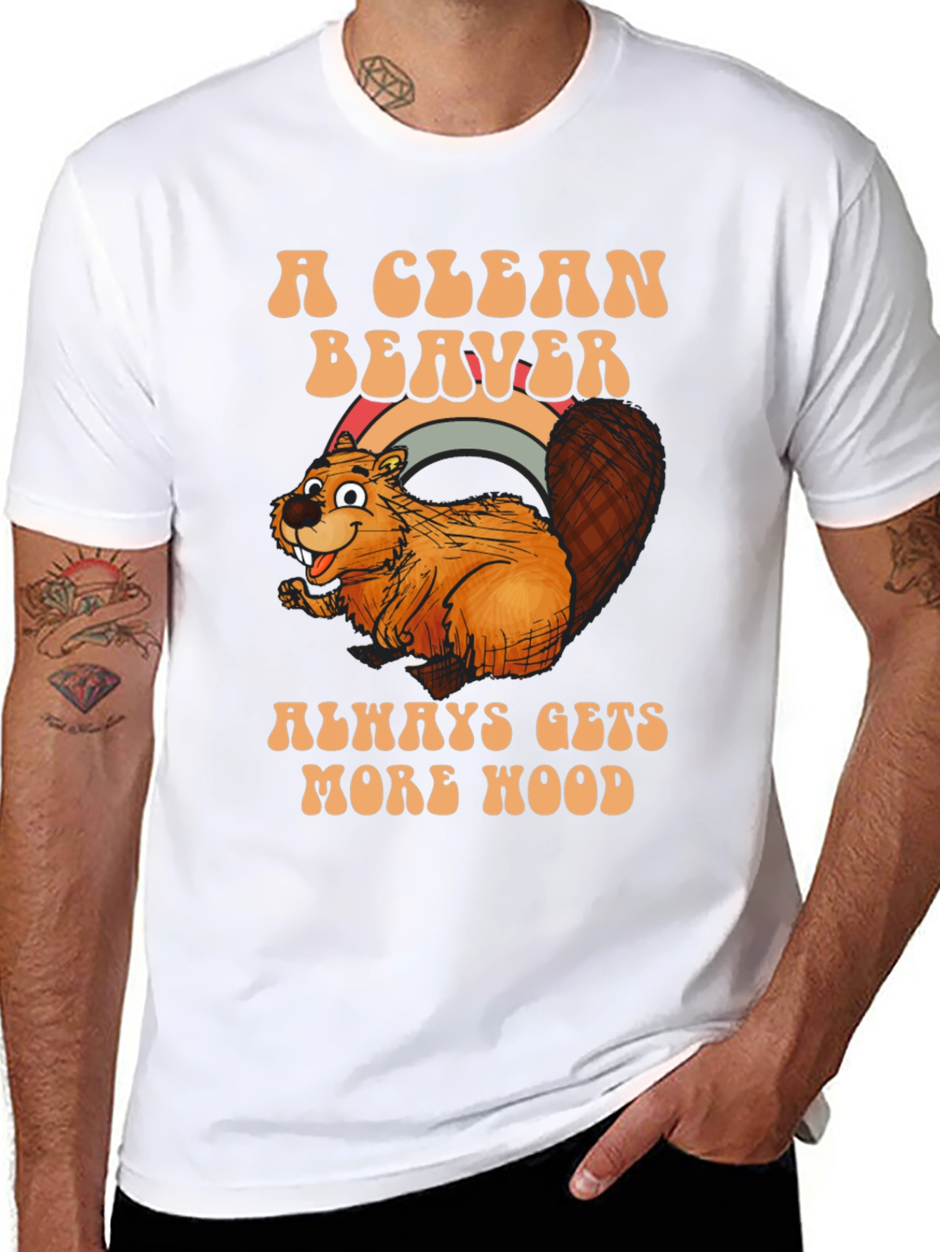 A Clean Beaver Gets More Wood T-Shirt