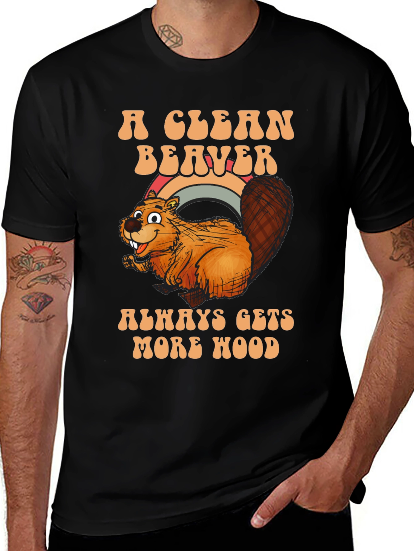 A Clean Beaver Gets More Wood T-Shirt