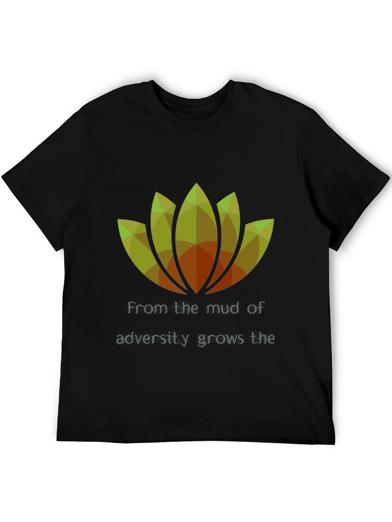 Resilient Lotus Graphic Tee - Black