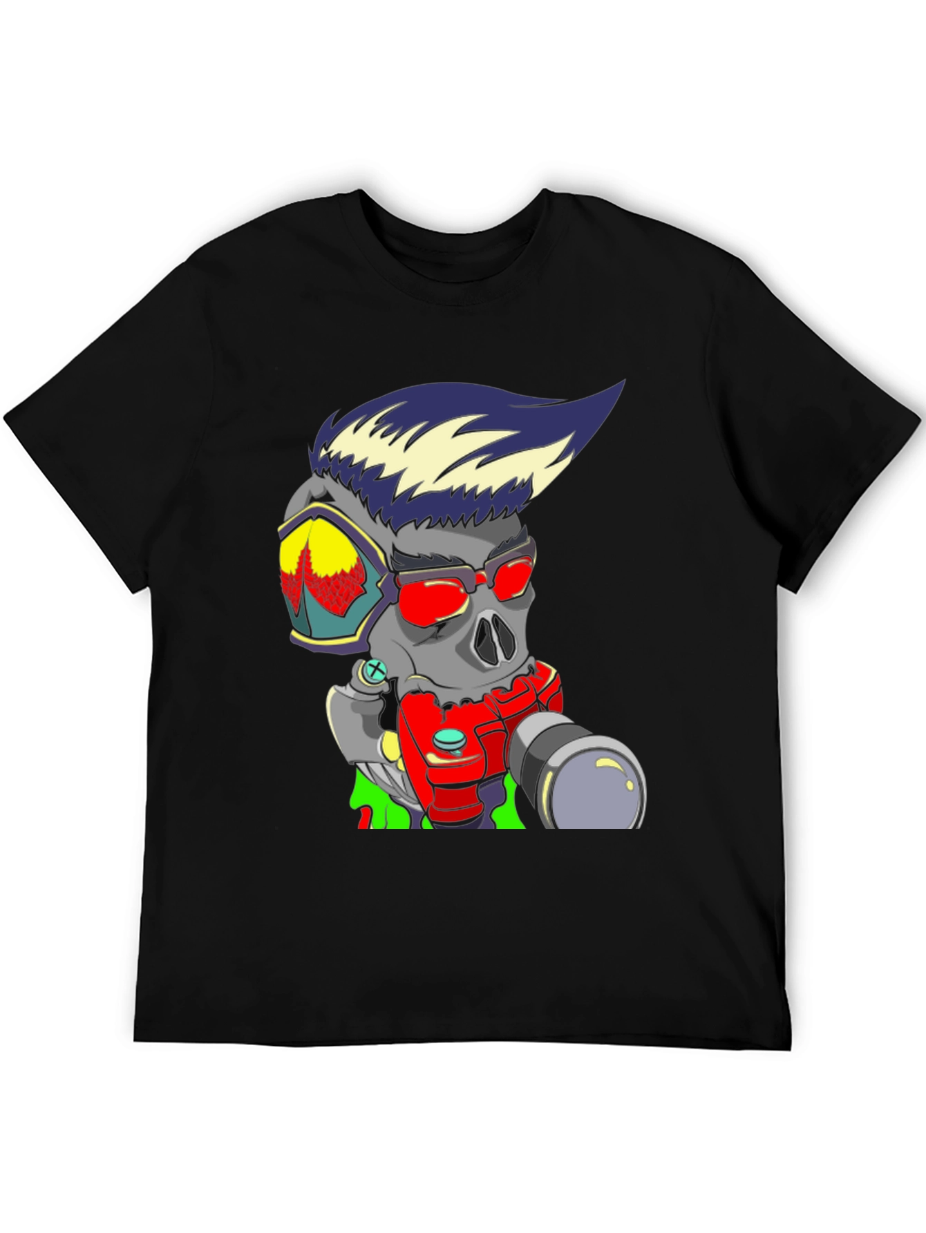 Skull Photographer Graphic Tee - Cool & Edgy Design