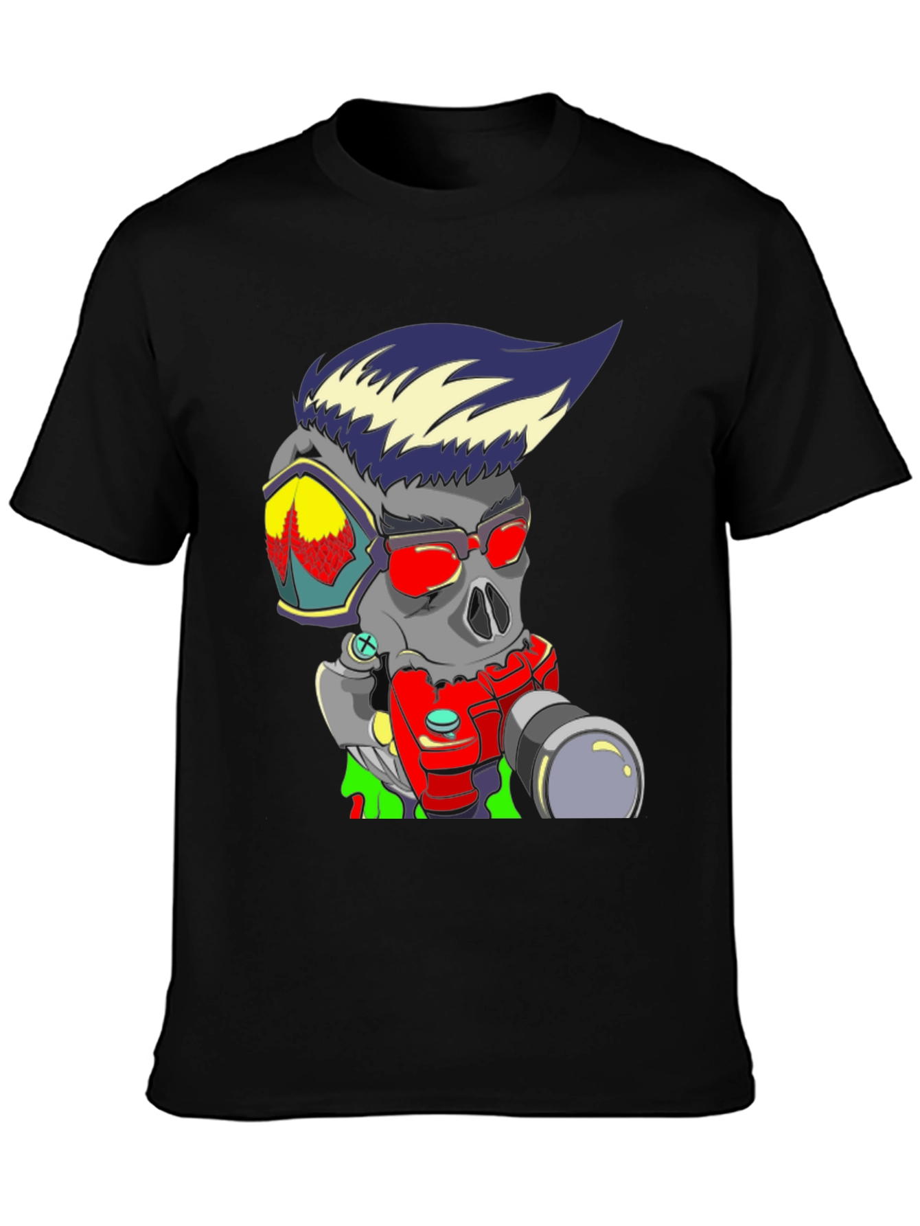 Skull Photographer Graphic Tee - Cool & Edgy Design