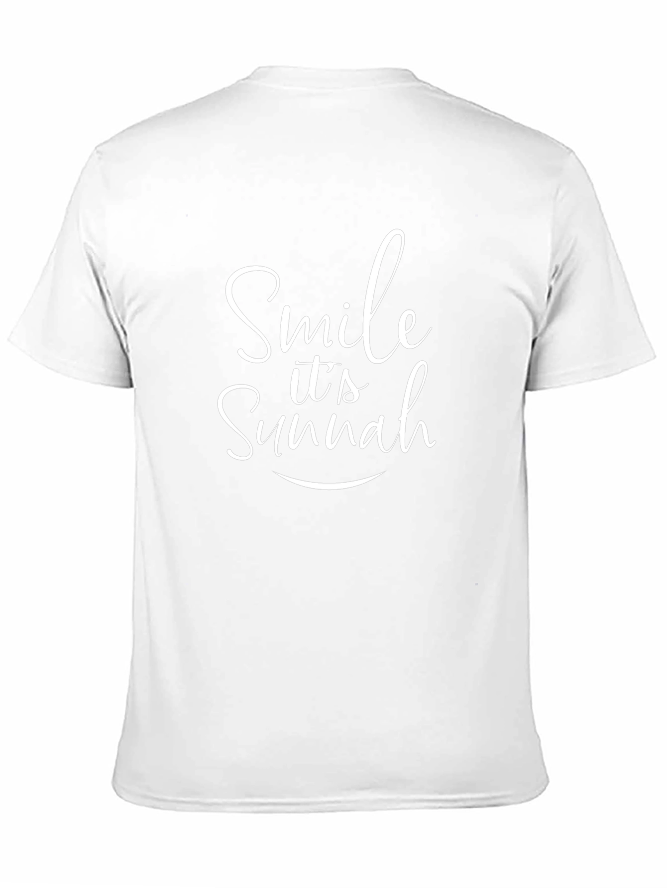Smile Its Sunnah Black Tee