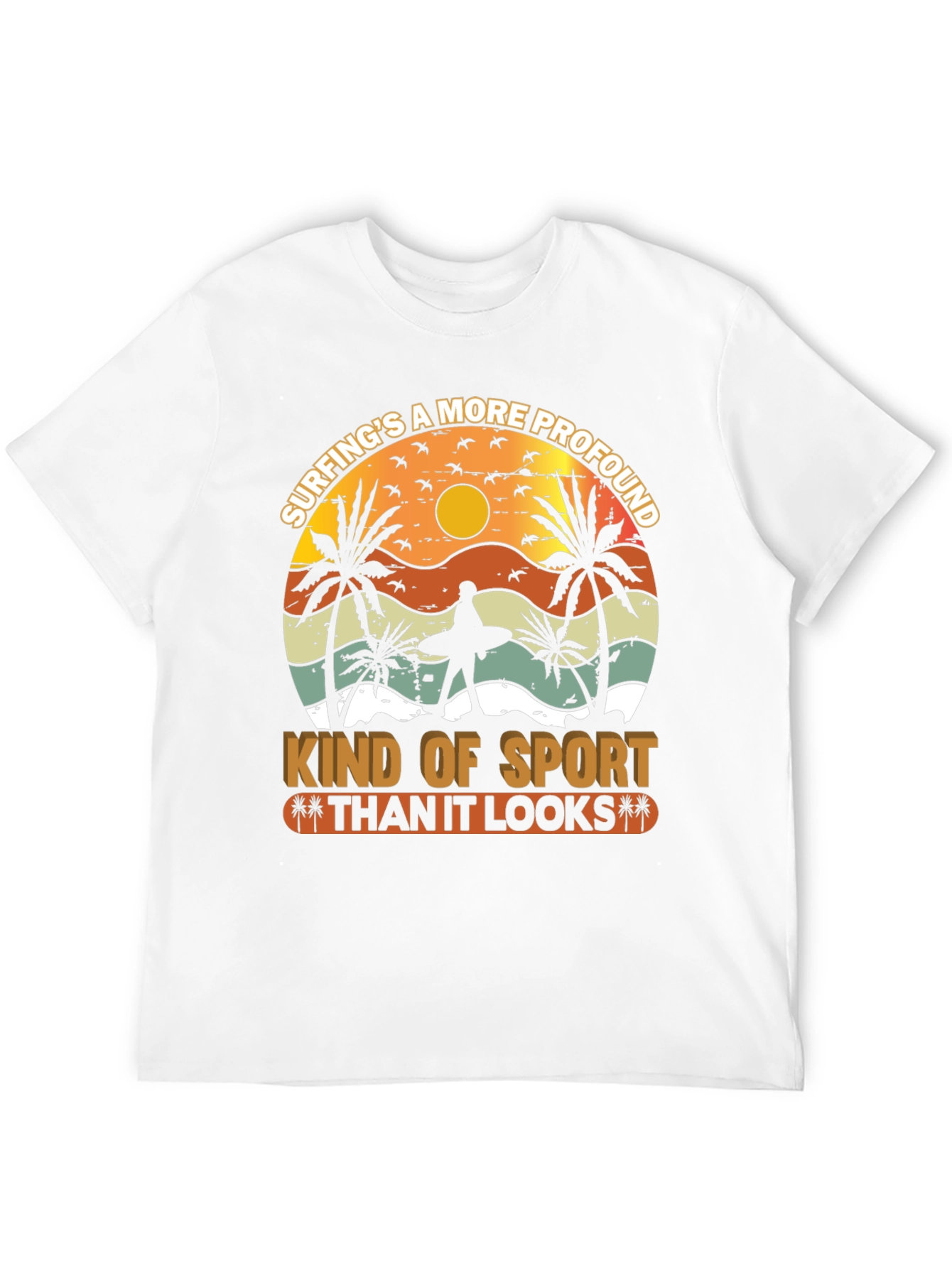 Surfing Profound Sport Graphic Tee