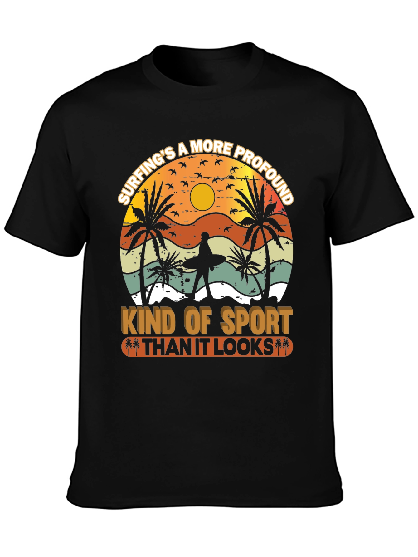 Surfing Profound Sport Graphic Tee