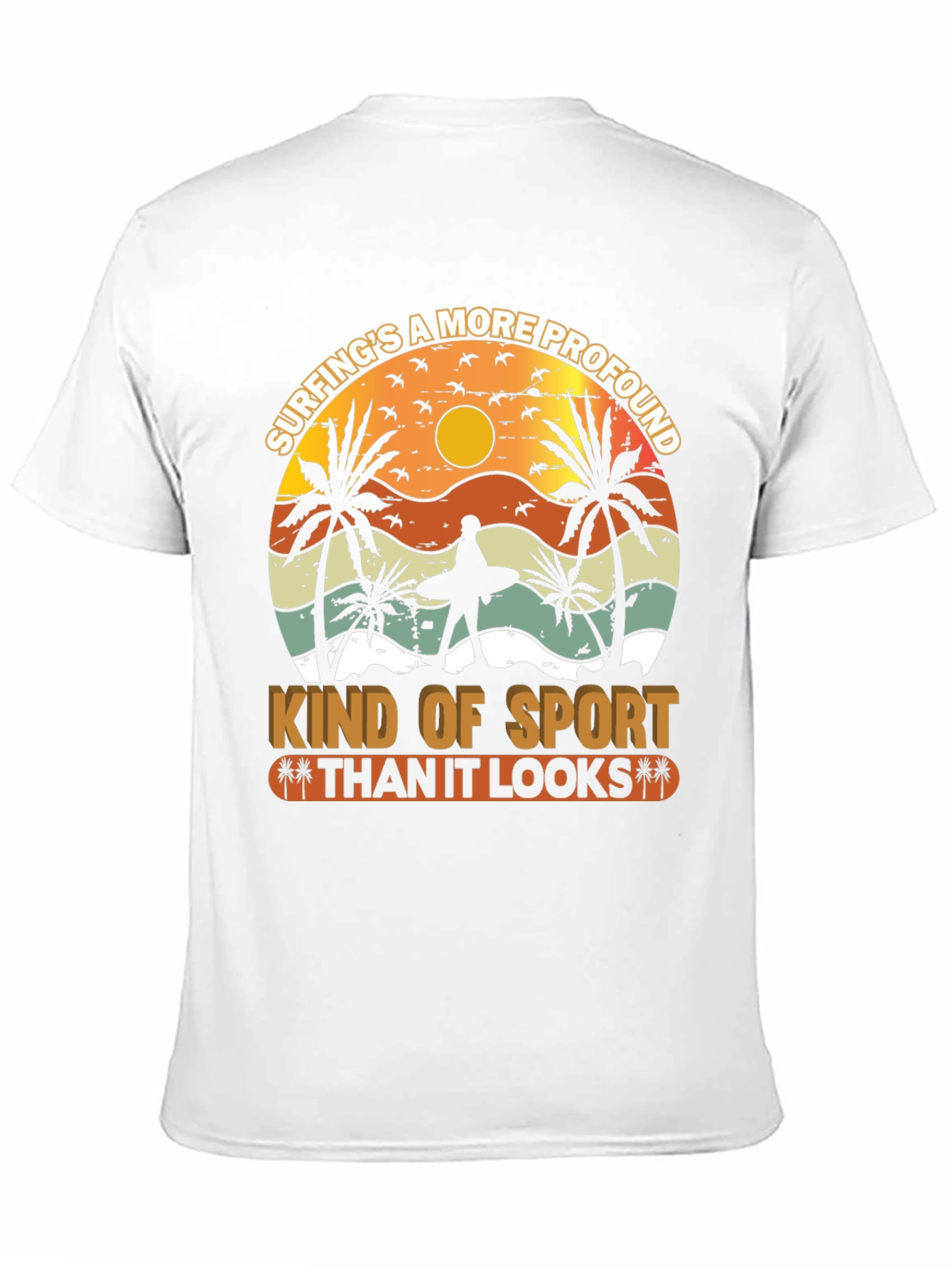 Surfing Profound Sport Graphic Tee