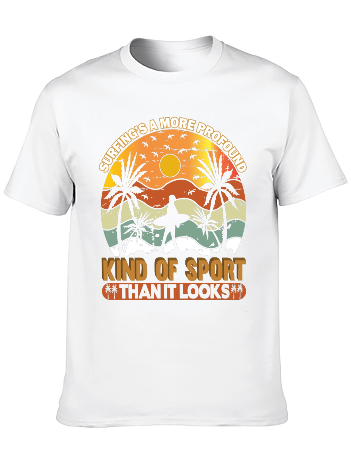 Surfing Profound Sport Graphic Tee
