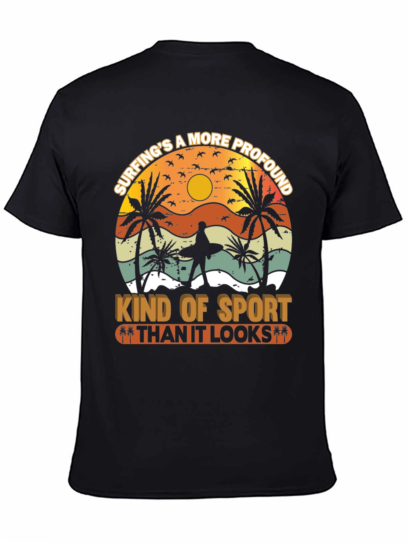 Surfing Profound Sport Graphic Tee