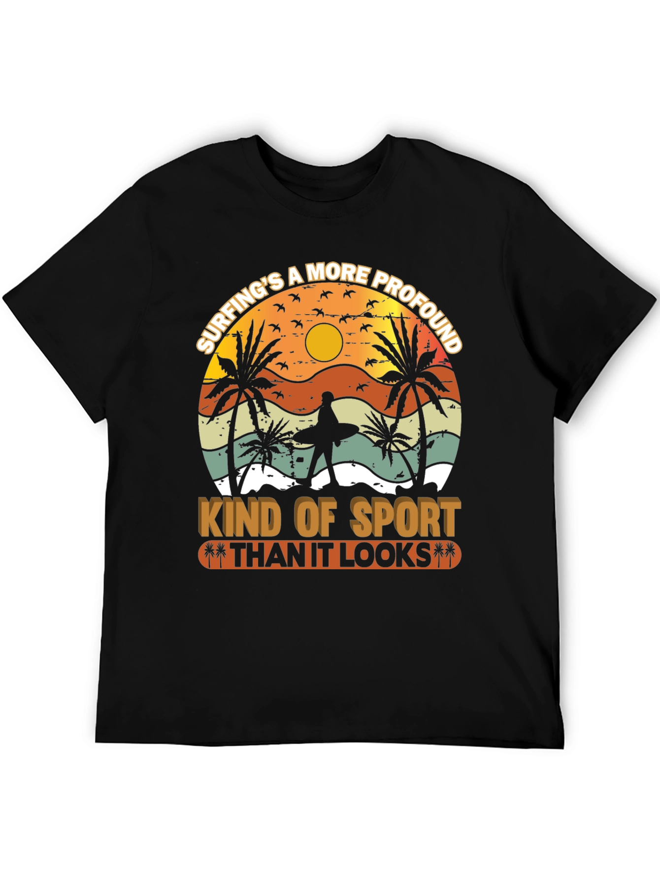 Surfing Profound Sport Graphic Tee