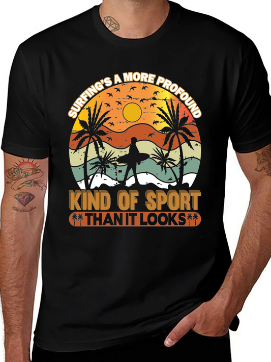 Surfing Profound Sport Graphic Tee