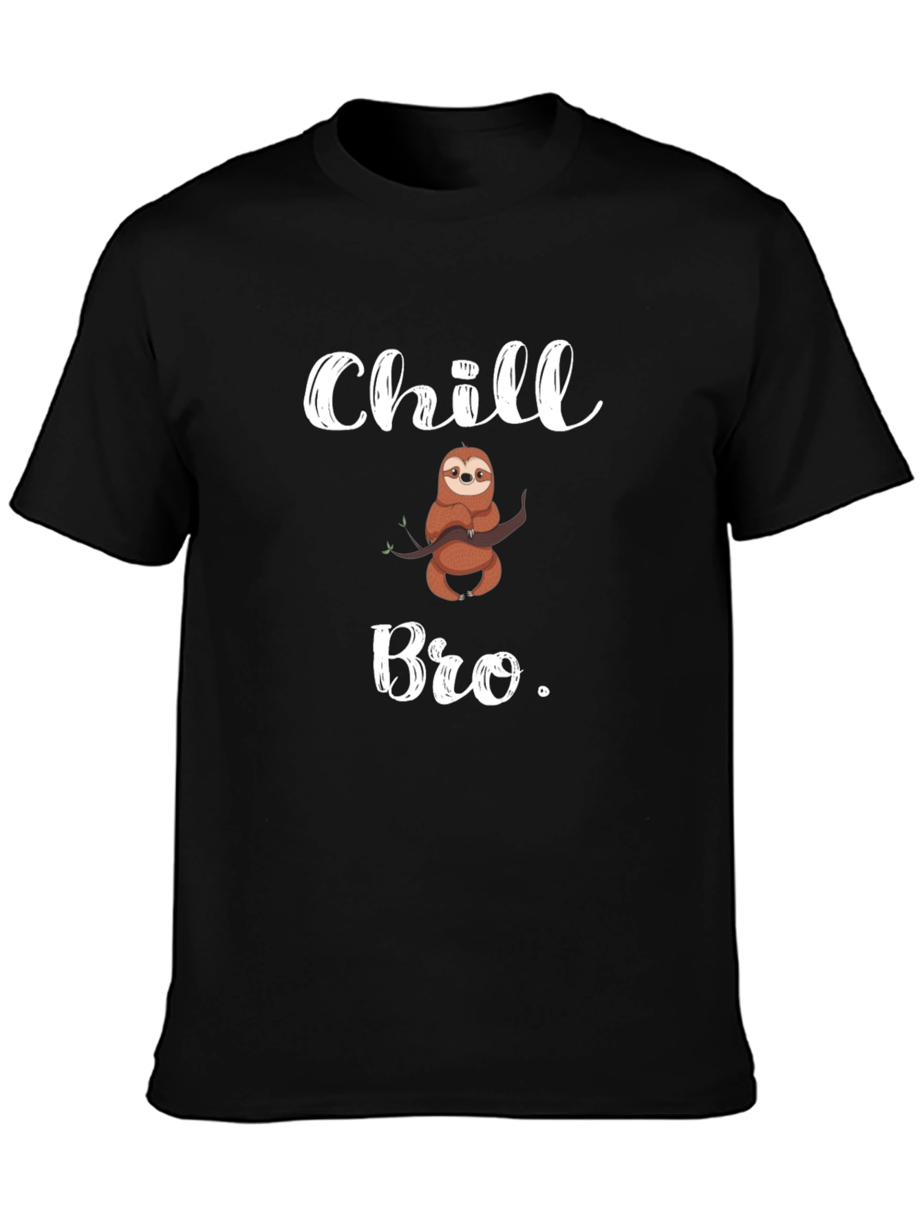 Chill Bro Sloth Graphic Tee - Relaxed Vibe