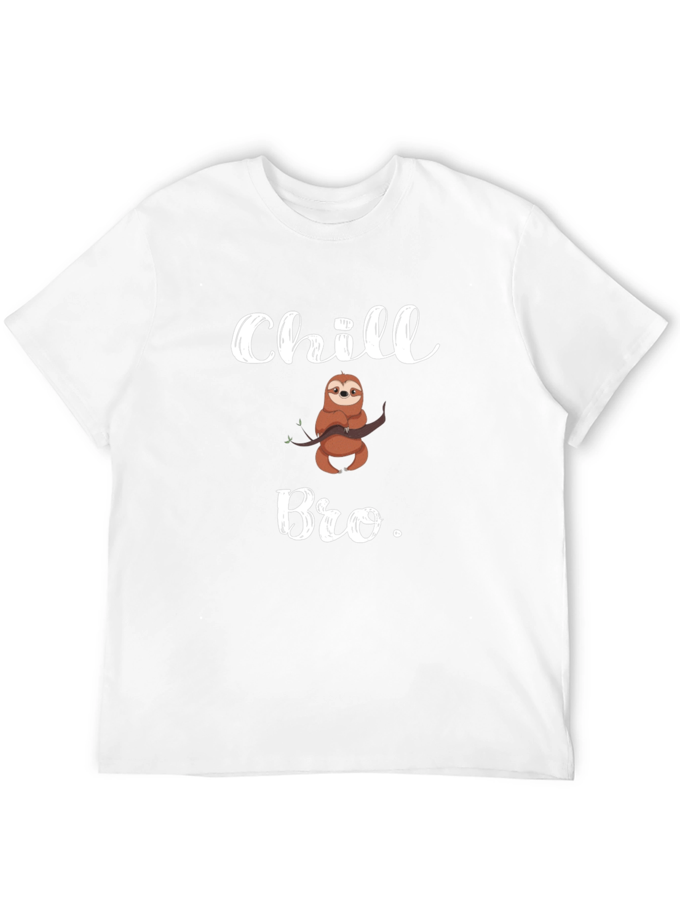 Chill Bro Sloth Graphic Tee - Relaxed Vibe